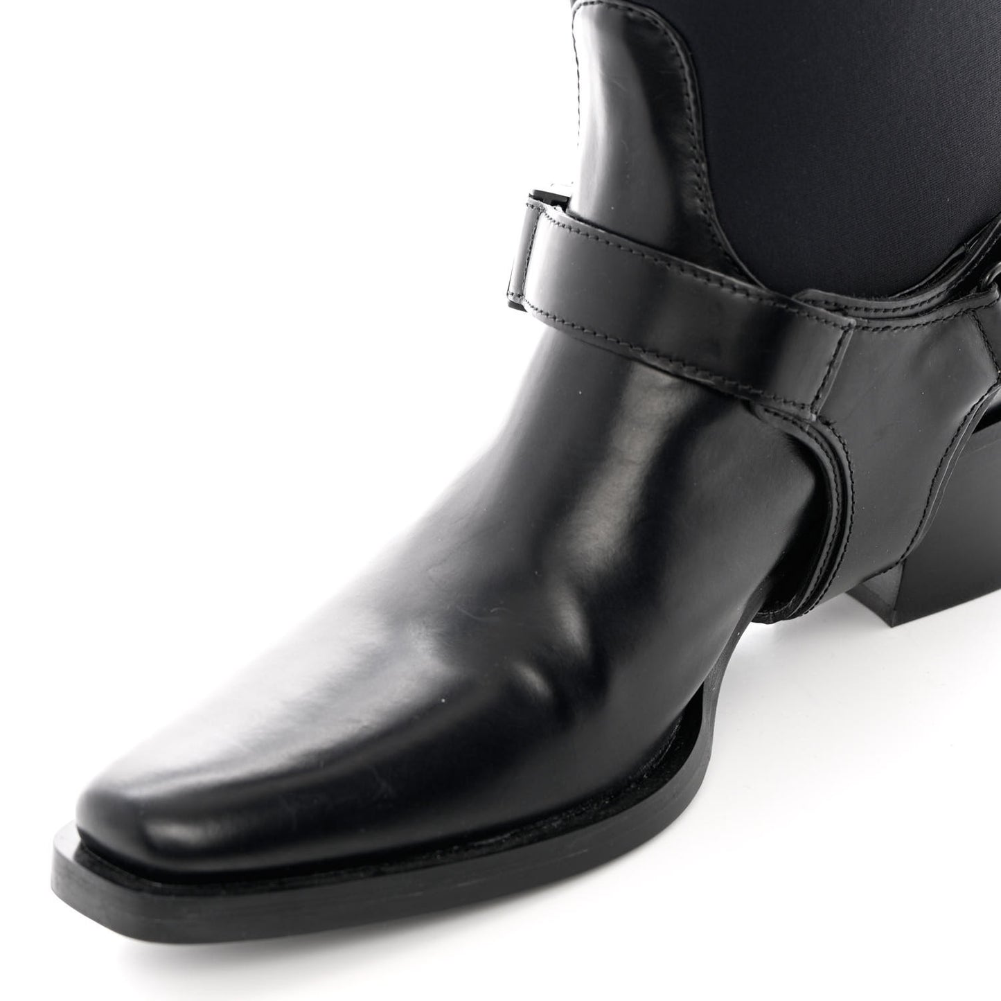 Spazzolato Rois Neoprene 50mm Western Tall Boots 37 Black