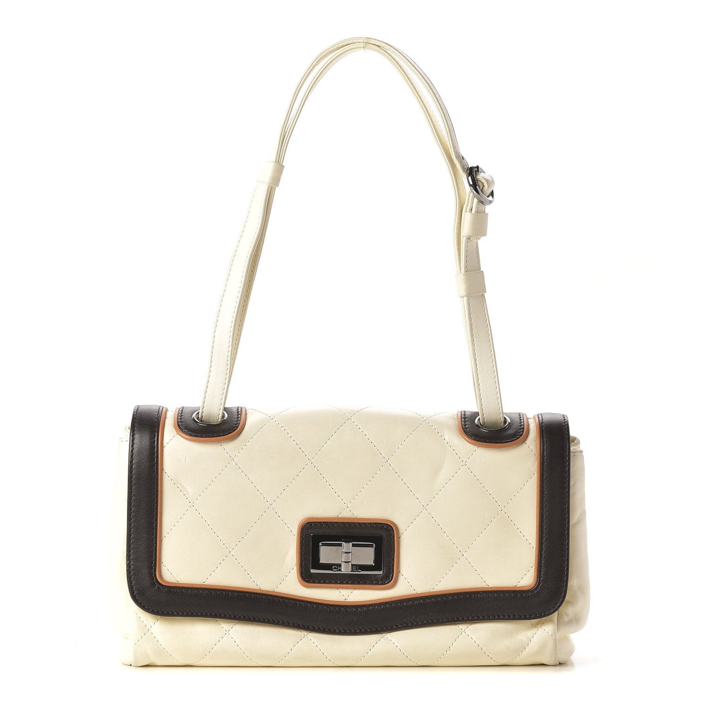 Lambskin Quilted Mademoiselle Flap White