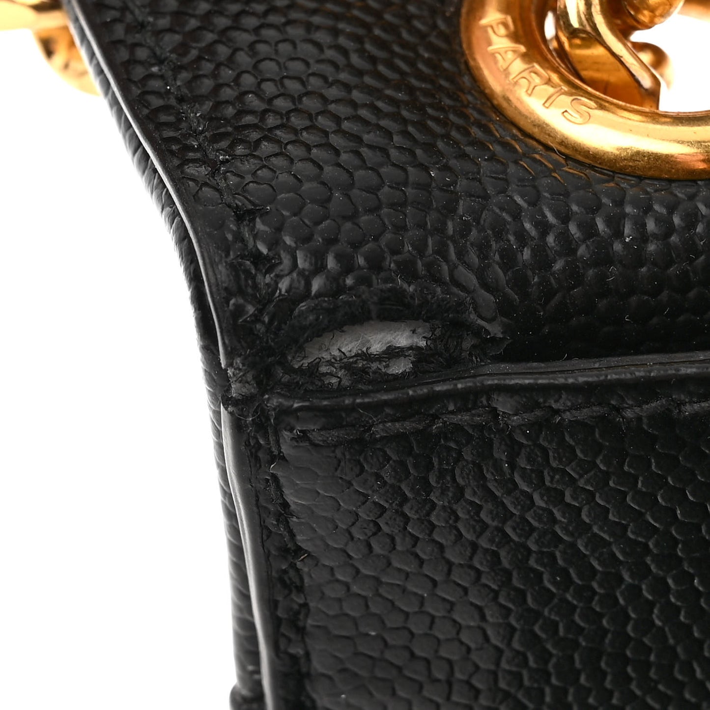 Grain De Poudre Textured Mixed Matelasse Triquilt Medium Monogram Satchel Black