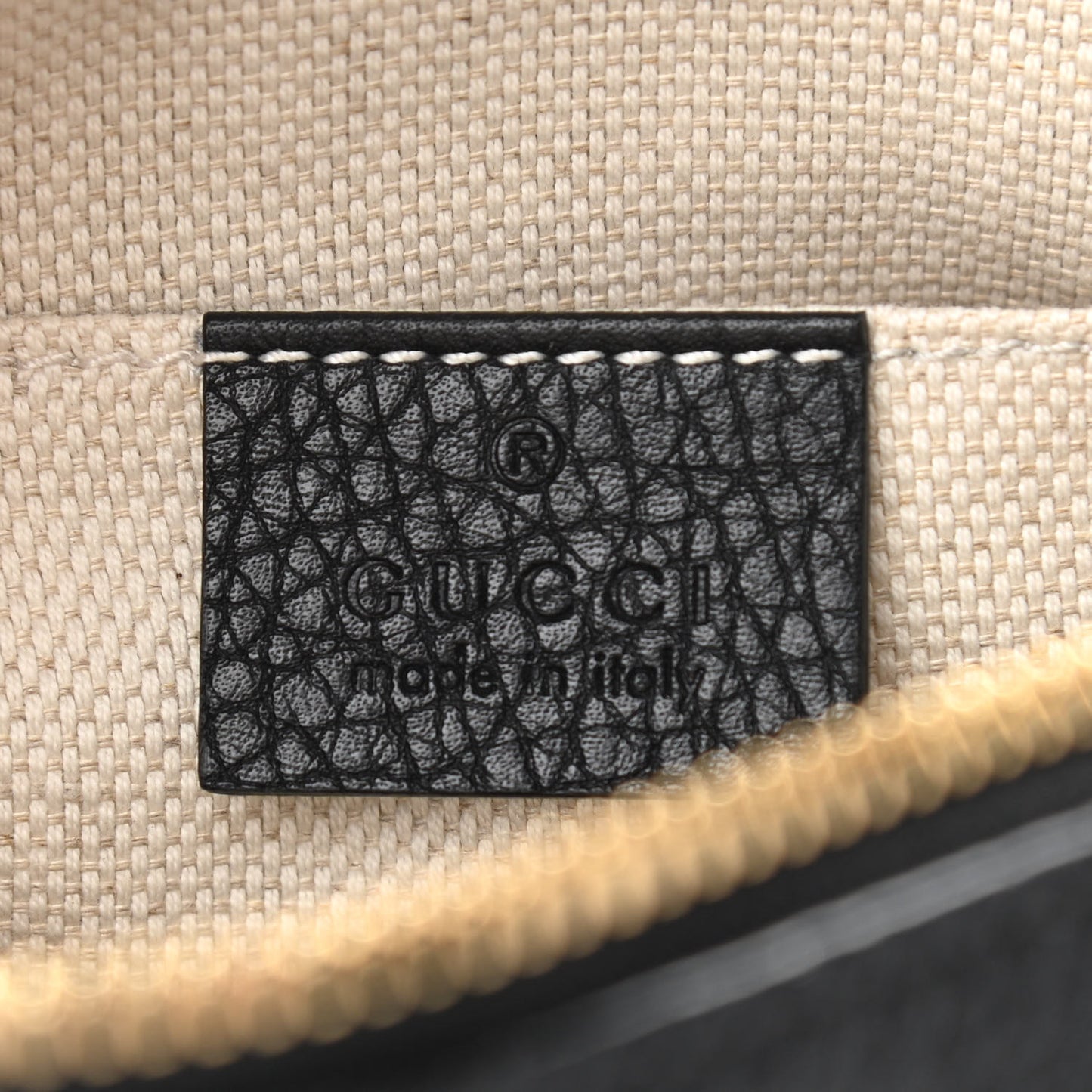 Pebbled Calfskin Small Soho Disco Bag Black