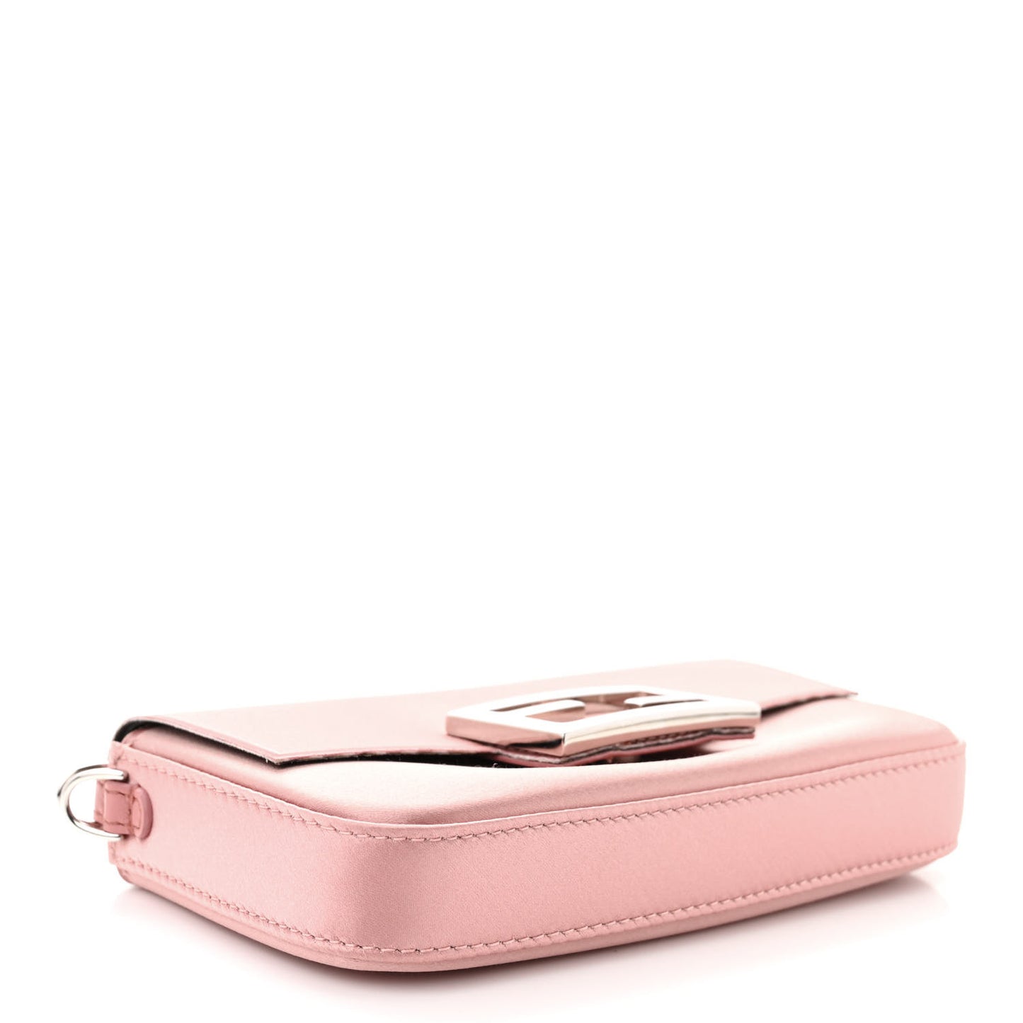 Silk Satin Phone Baguette Blush
