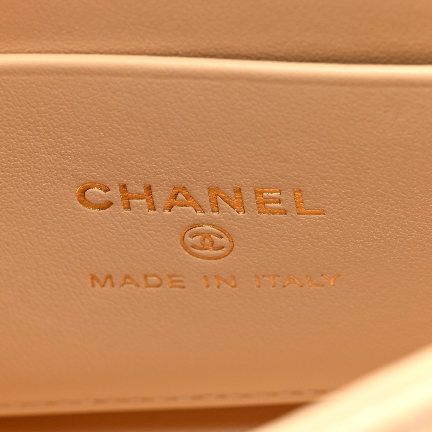 Chanel Caviar Quilted Coco Handle Clutch With Chain Beige 6 of 11