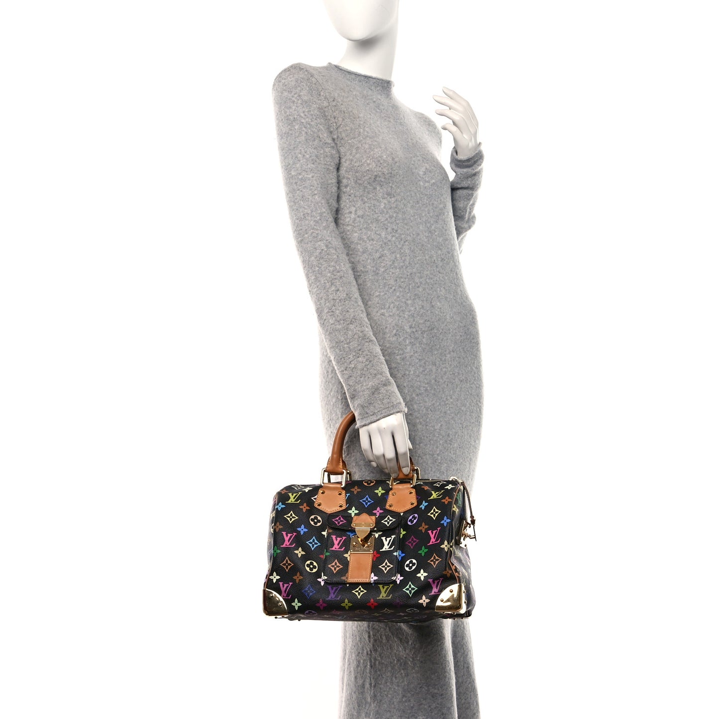 Monogram Multicolor Speedy 30 Black