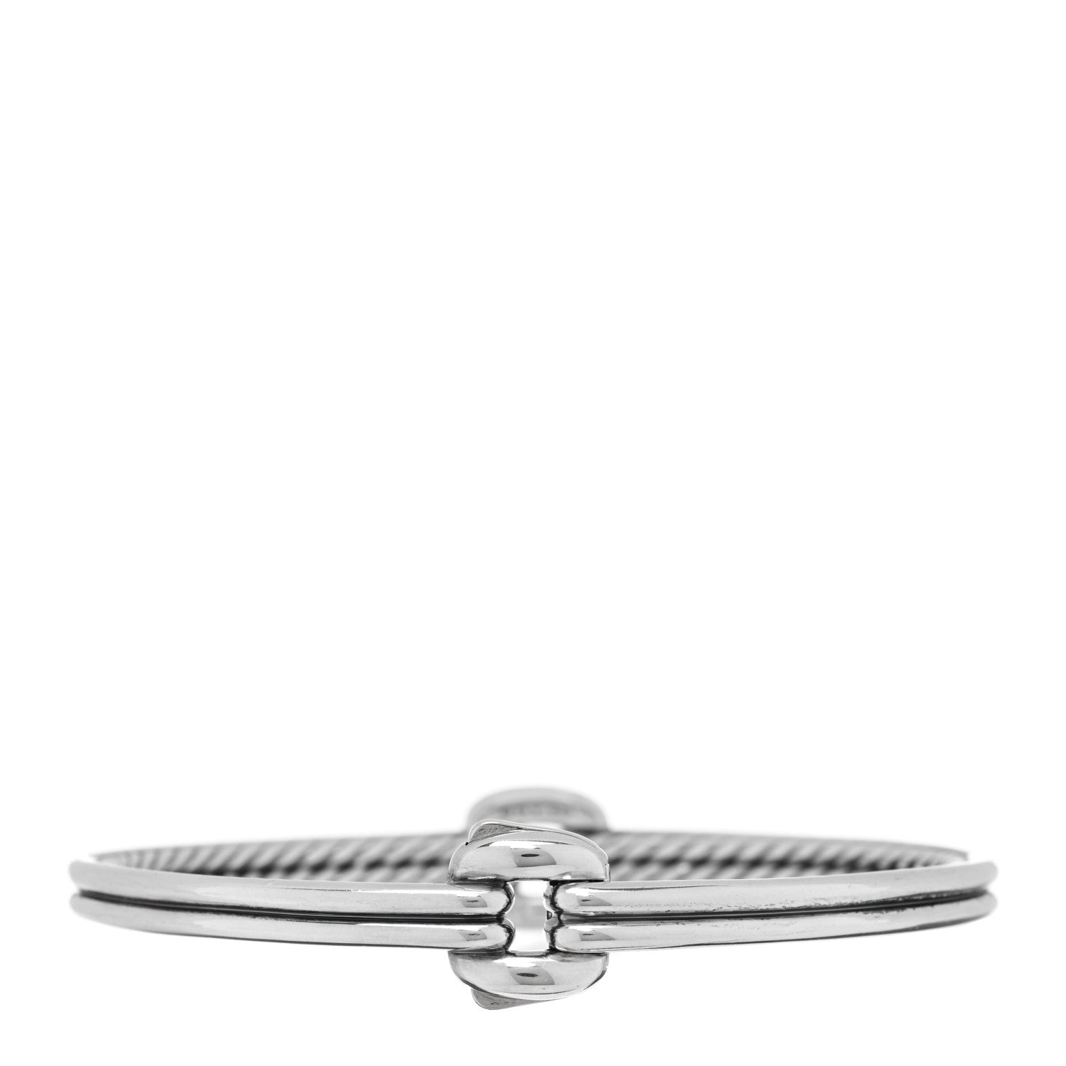 David Yurman Sterling Silver Thoroughbred Center Link Bracelet 2 of 3