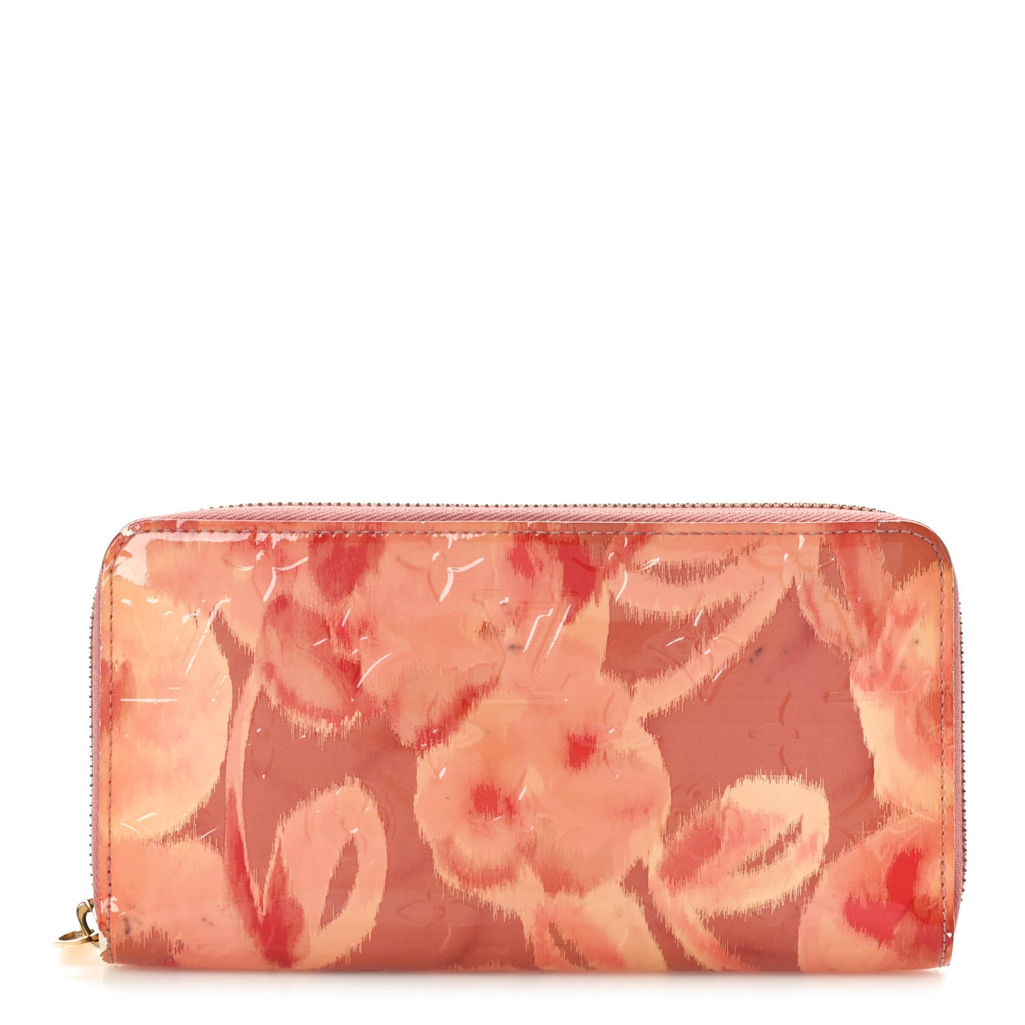 Vernis Ikat Zippy Wallet Rose Velours