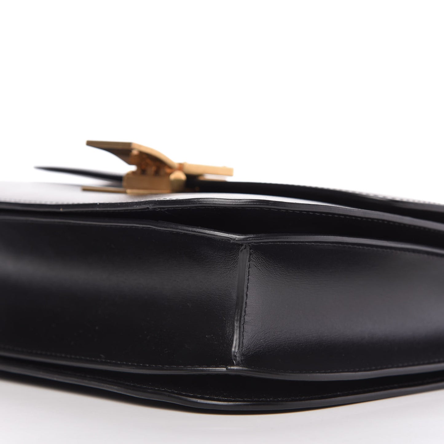 Box Calfskin Medium Classic Box Flap Bag Black