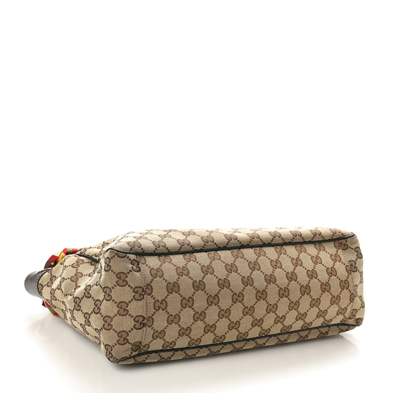 Gucci Monogram Medium Positano Tote Dark Brown 4 of 14