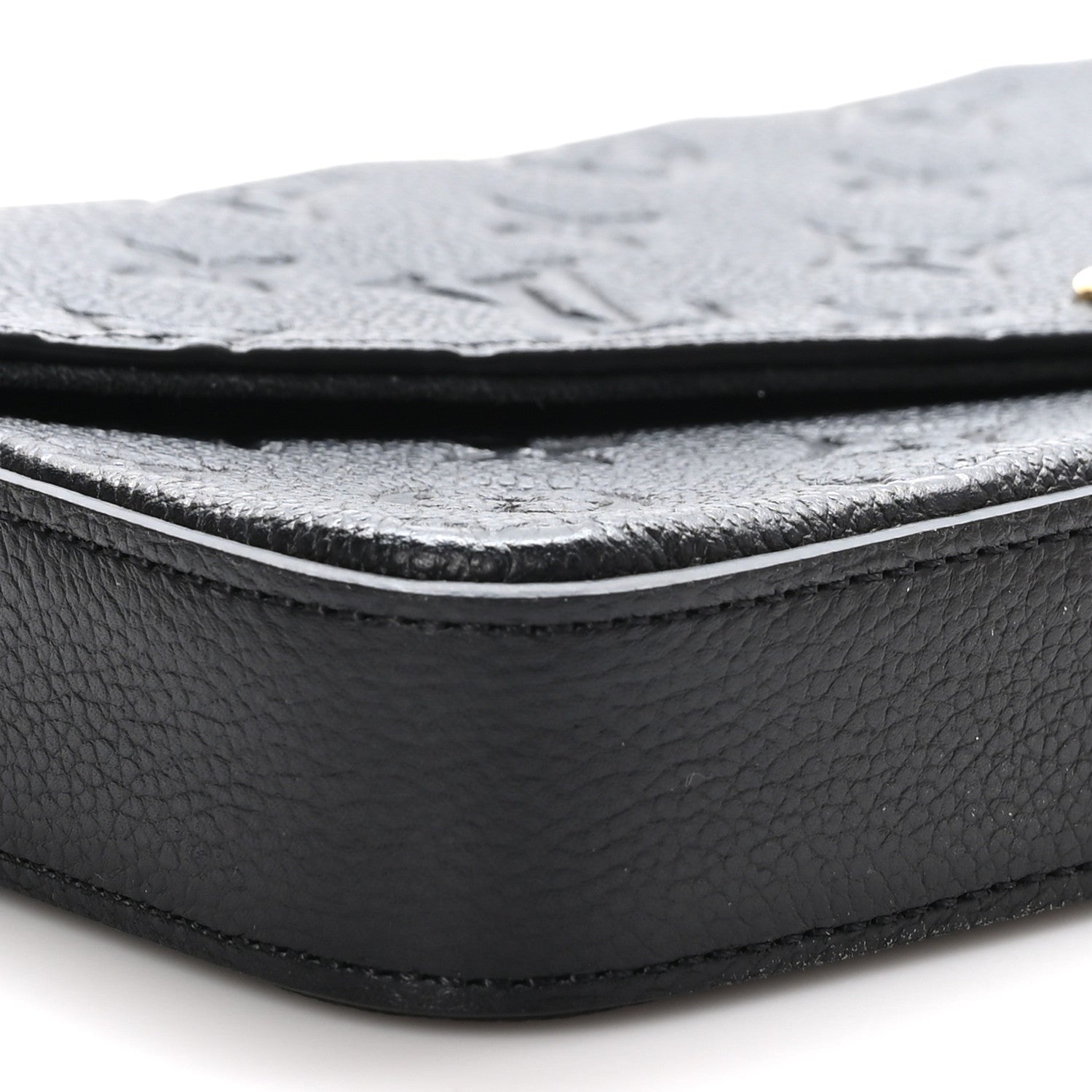 Louis Vuitton Empreinte Pochette Felicie Chain Wallet Black 9 of 11