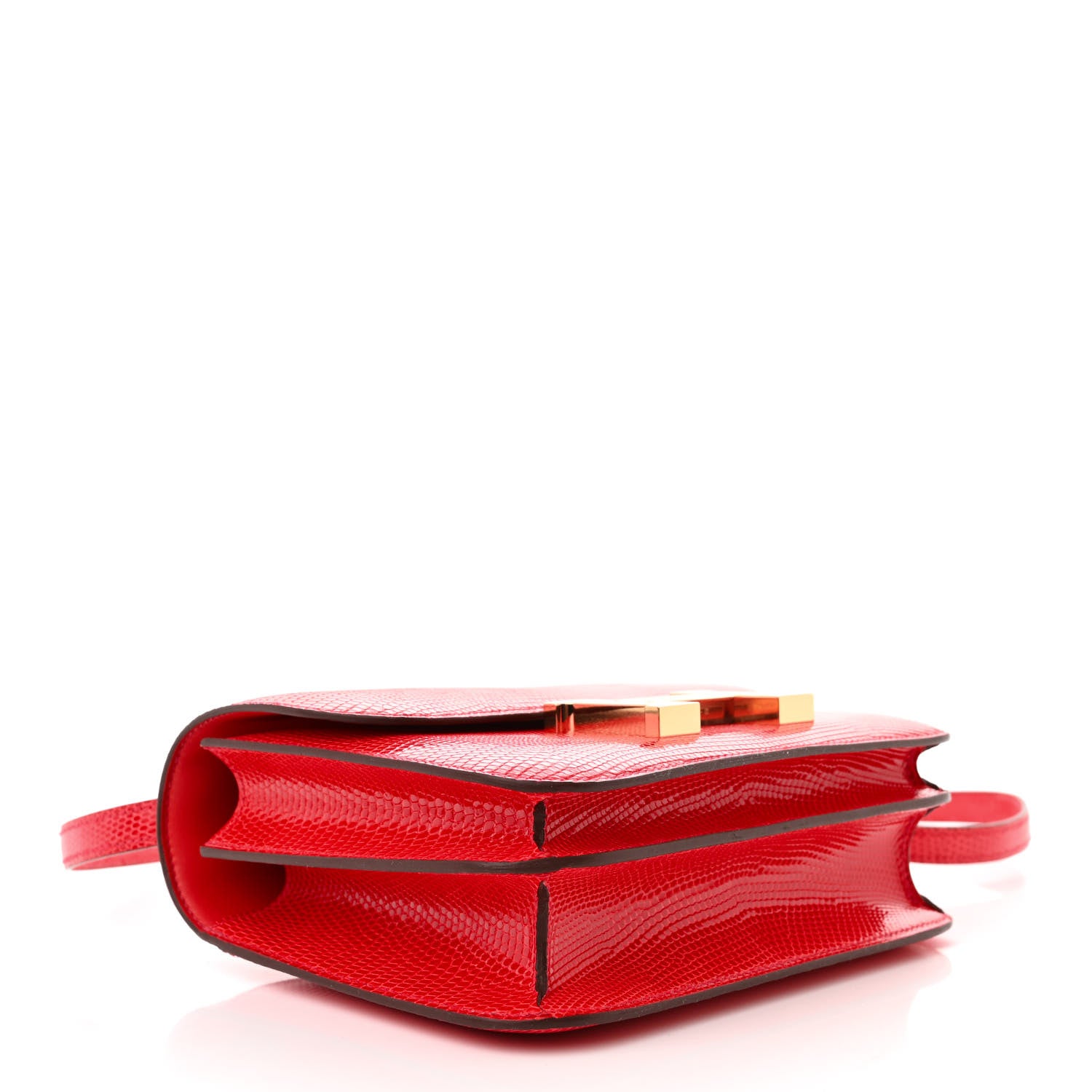 Hermes Lizard Constance 18 Rouge Moyen 5 of 12