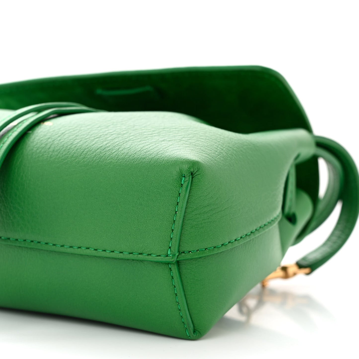 Calfskin Mini Mini Soft Lady Bag Grass