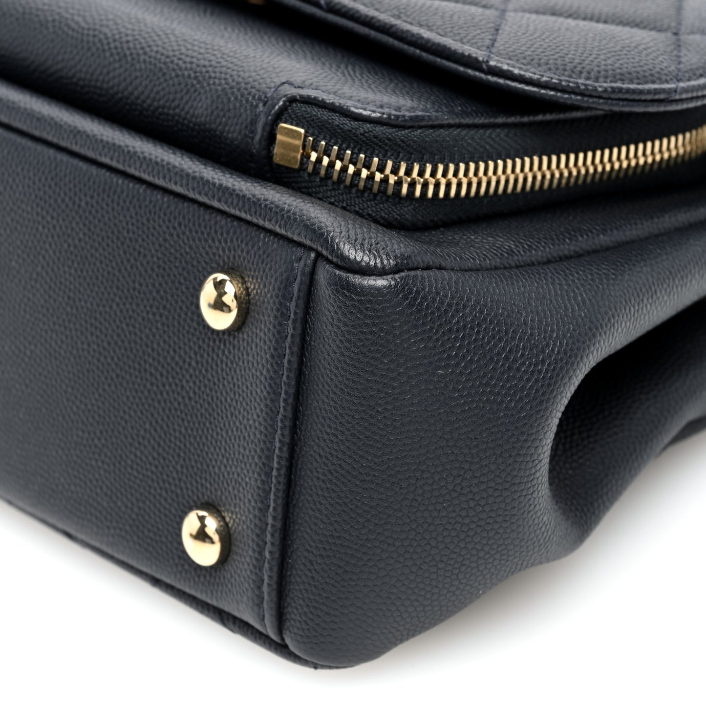 Caviar Quilted Small Business Affinity Flap Black