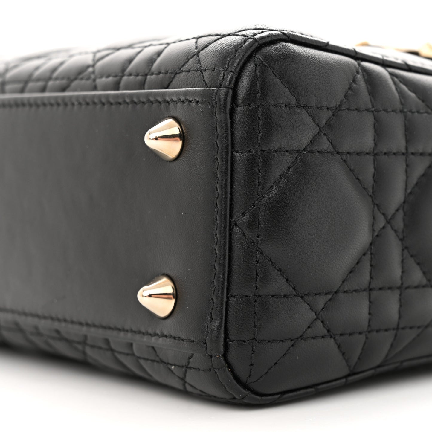 Lambskin Cannage Small My ABCDior Lady Dior Black