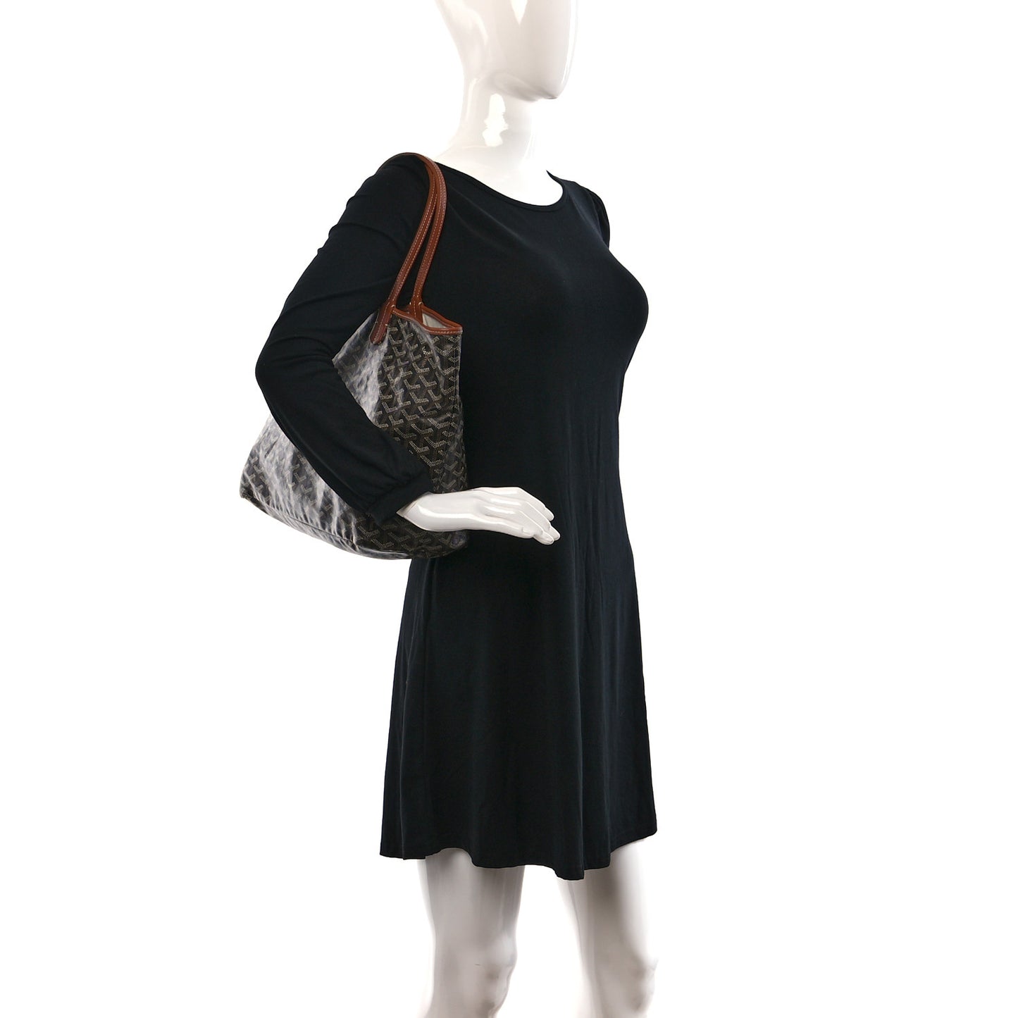 Goyardine Saint Louis PM Black Gold