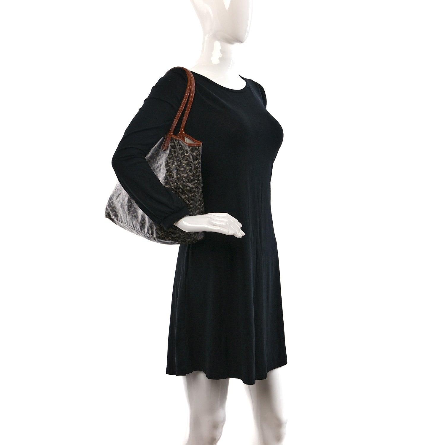 Goyard Goyardine Saint Louis PM Black Gold 2 of 13