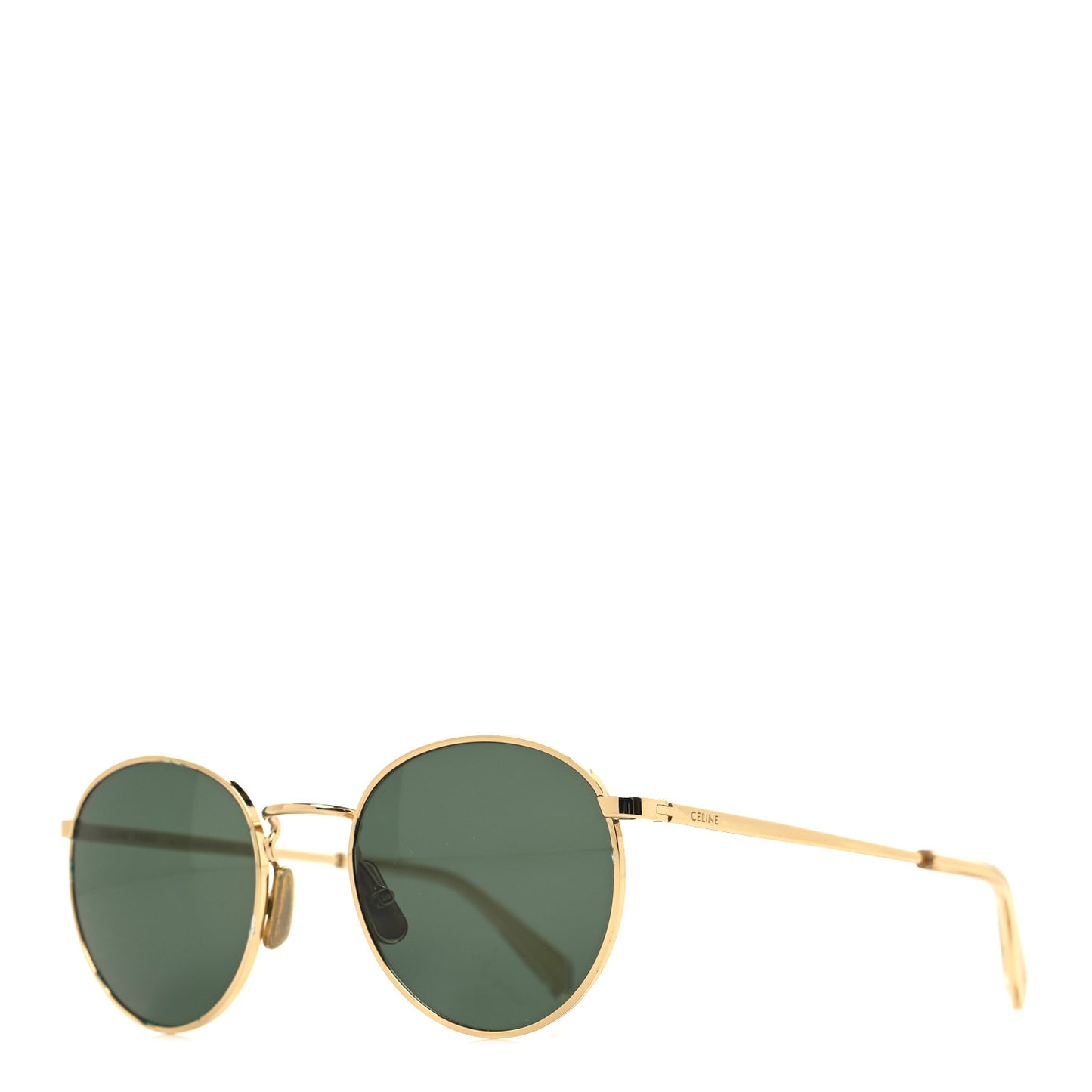 Metal Round Sunglasses CL40100U Gold