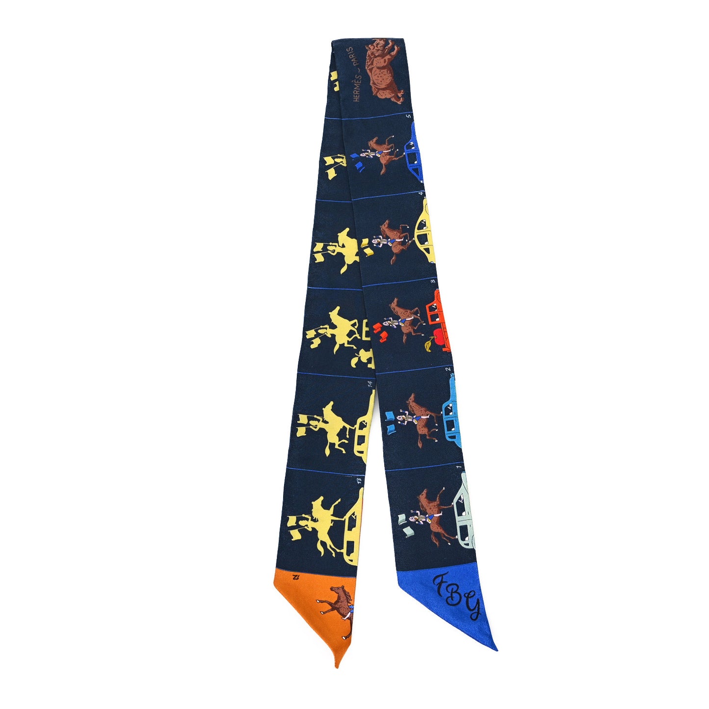 Silk Parade CG Twilly Caban Jaune Vif Rouge