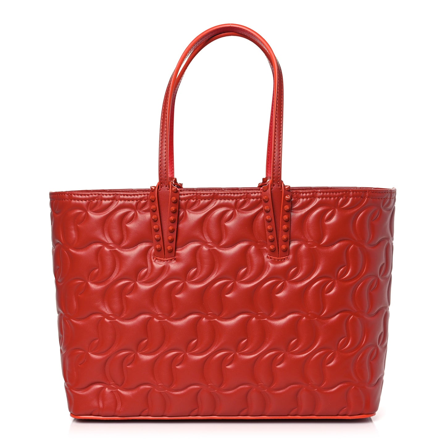 Nappa Embossed East West Cabata Tote Rouquine