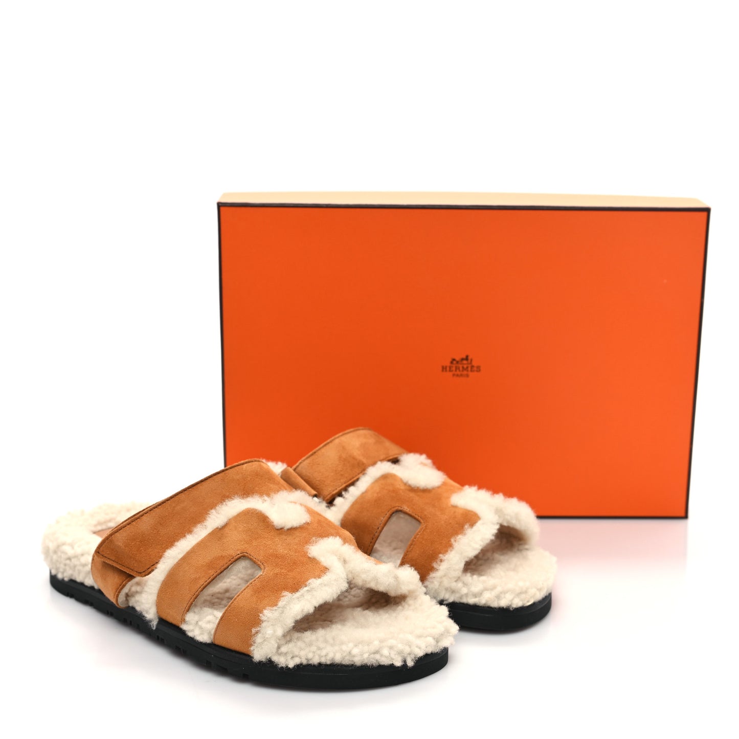 Suede Goatskin Woolskin Womens Chypre Sandals 37 Naturel Ecru