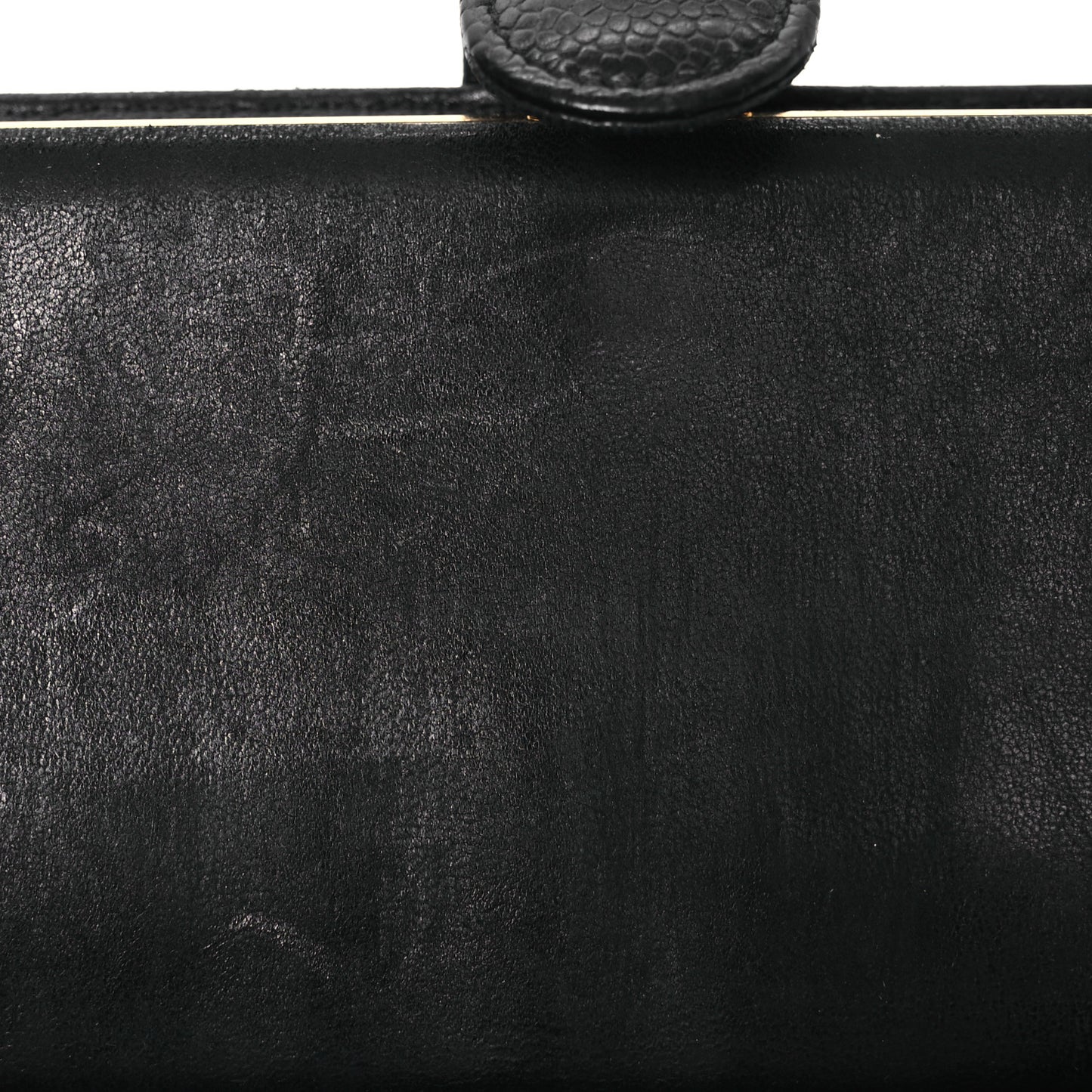 Caviar Timeless CC Zipped Pocket Wallet Black