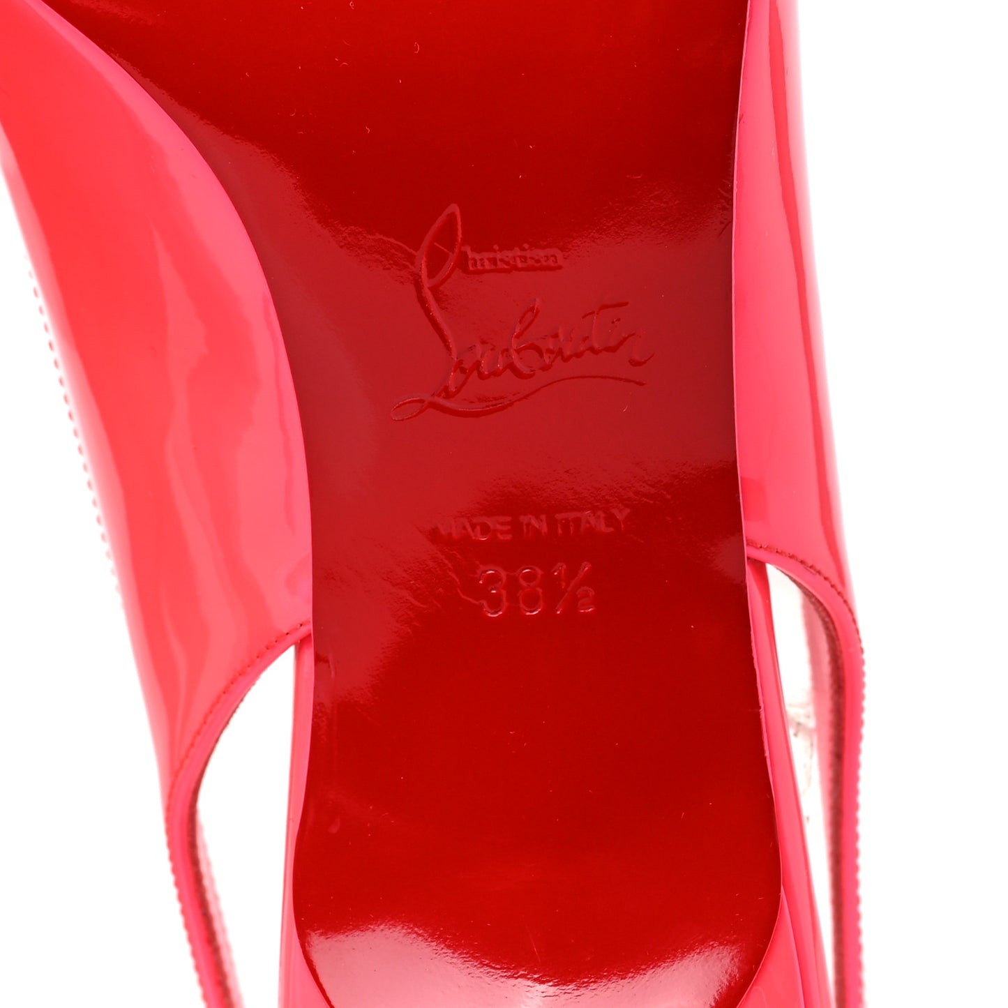 Patent Kate Sling 55 Pumps 38.5 Fluo Pink