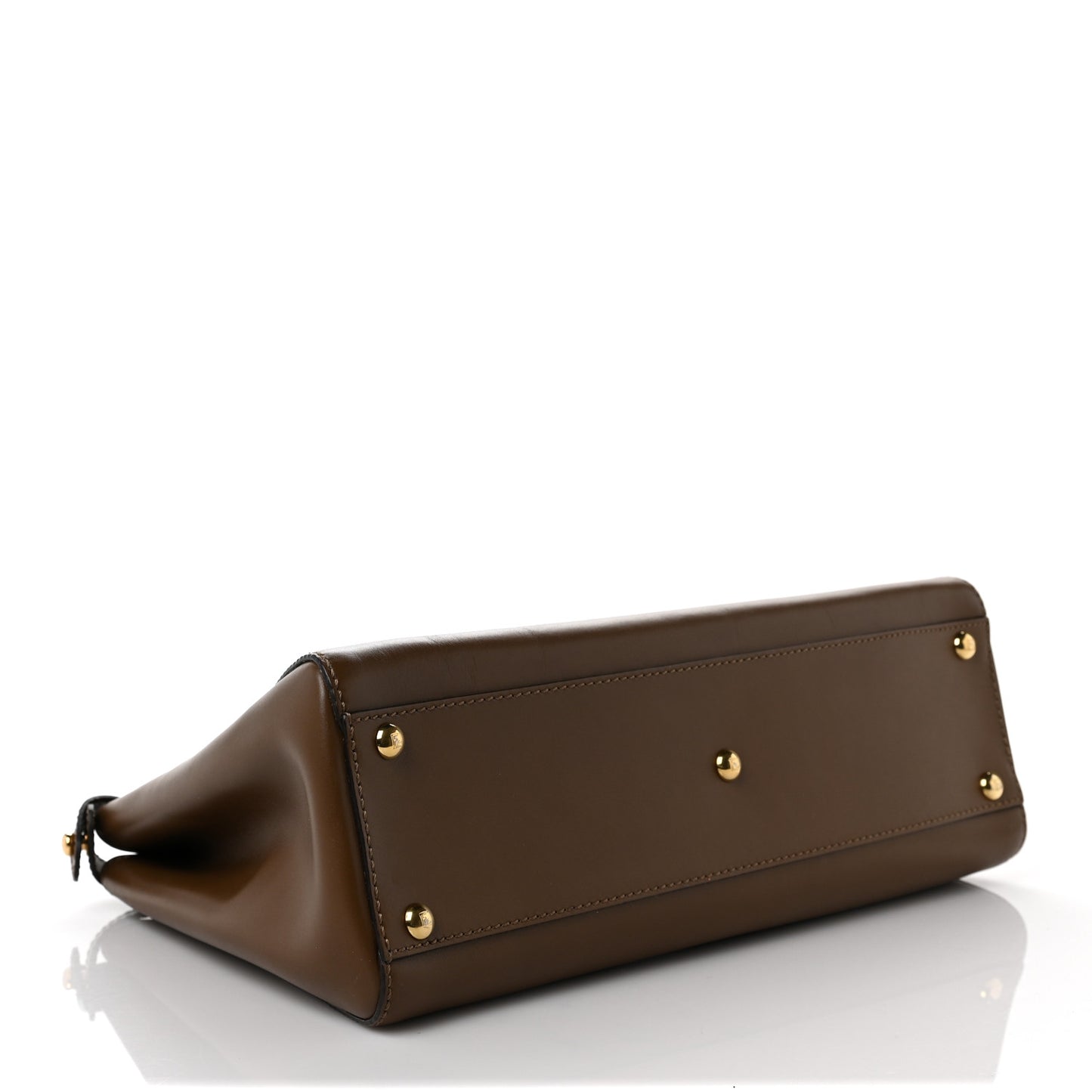 Vitello Morgan Fabric Jacquard Pequin Medium Peekaboo Iconic Satchel Foresta Tobacco Black