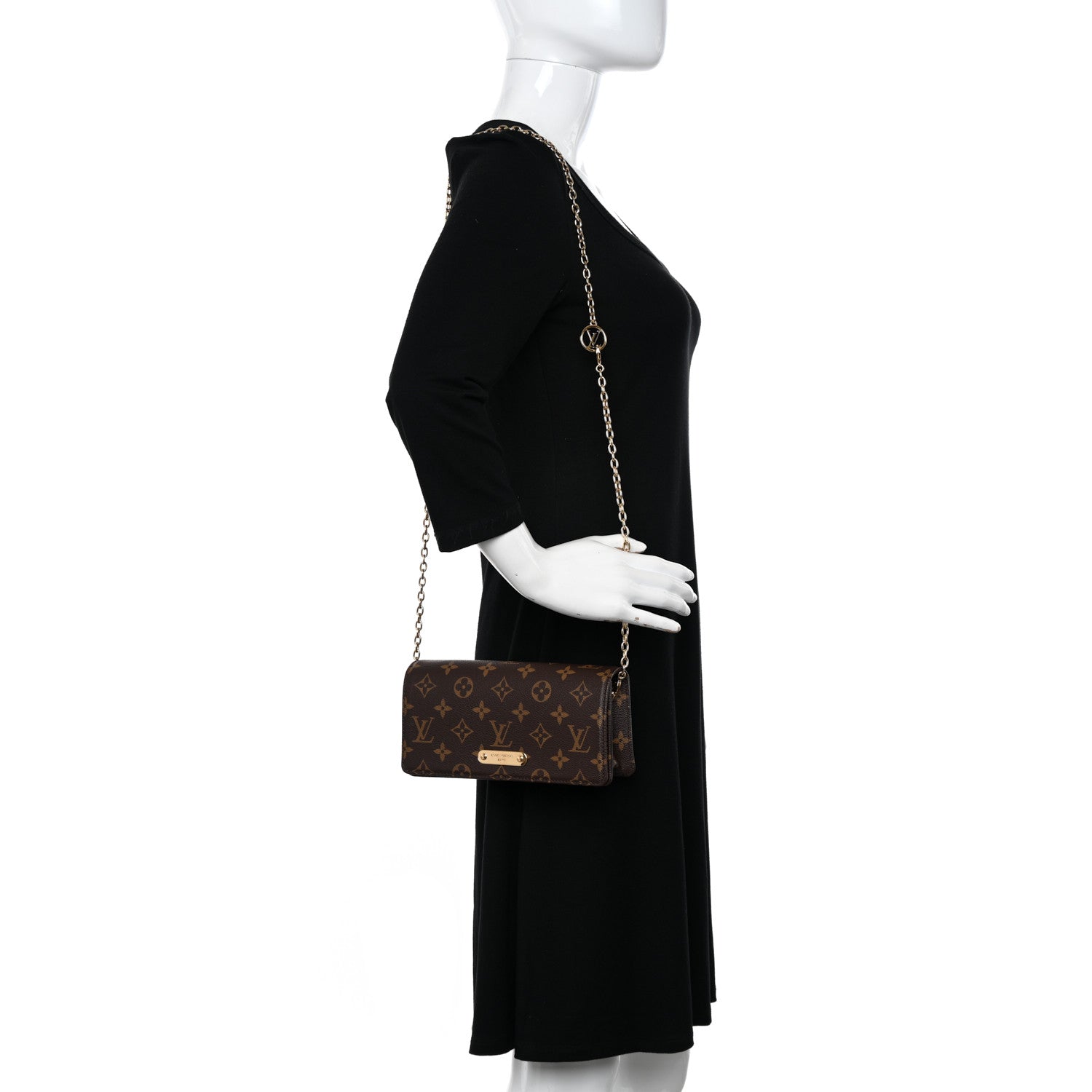 Louis Vuitton Monogram Lily Wallet On Chain 2 of 10