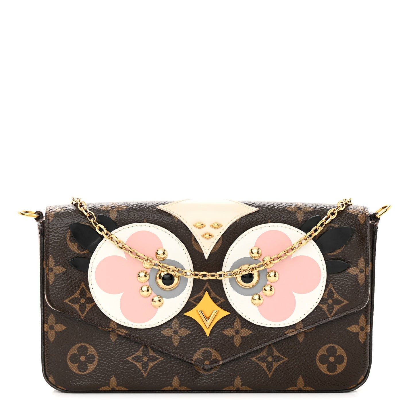 Monogram Lovely Birds Pochette Felicie Chain Wallet