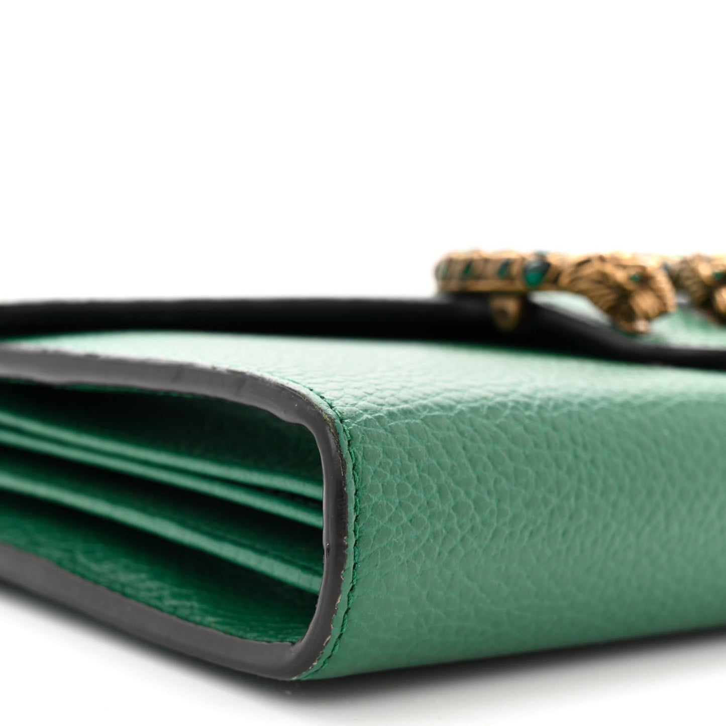 Calfskin Mini Dionysus Chain Wallet Emerald