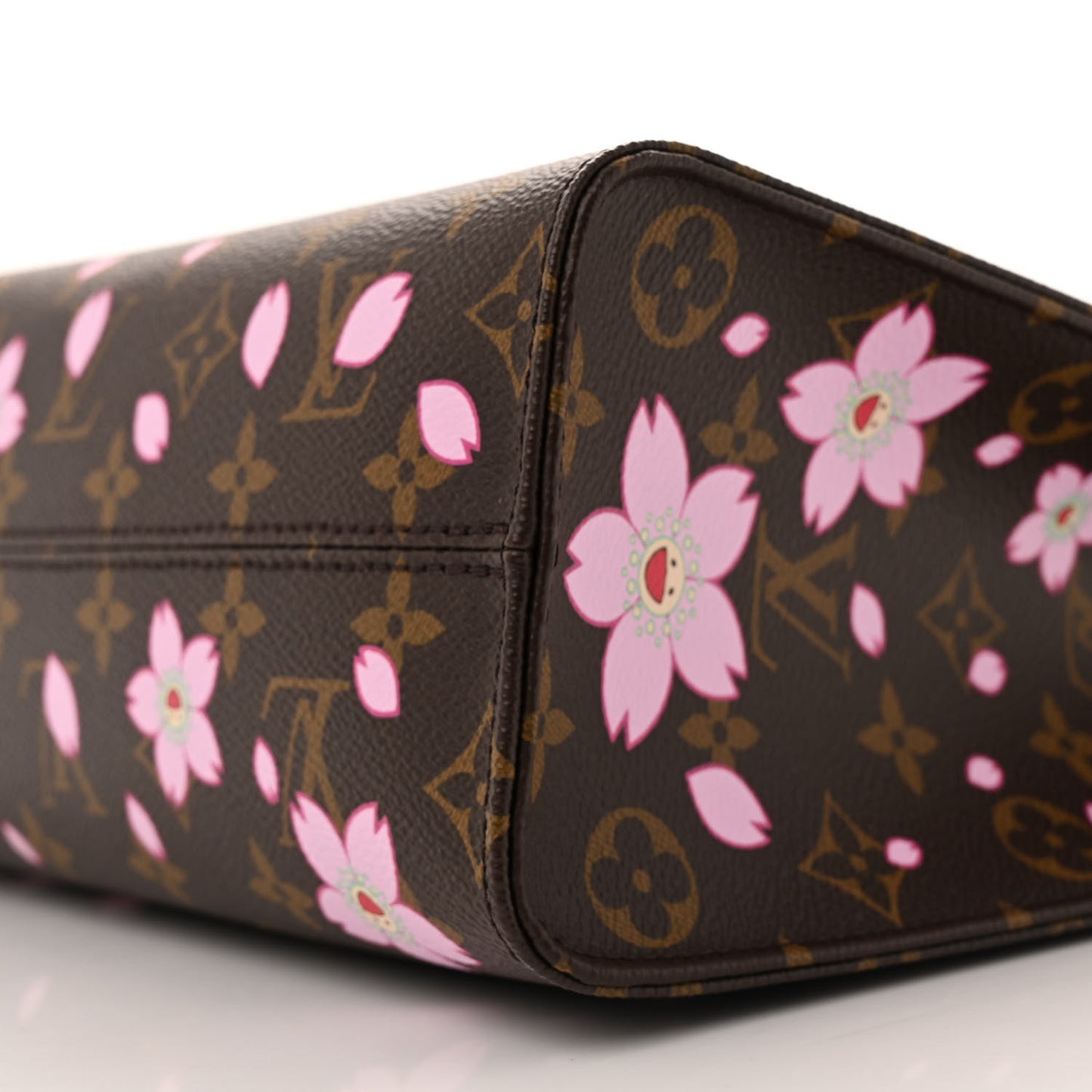 LV X TM Monogram Cherry Blossom Onthego PM Sakura Brown