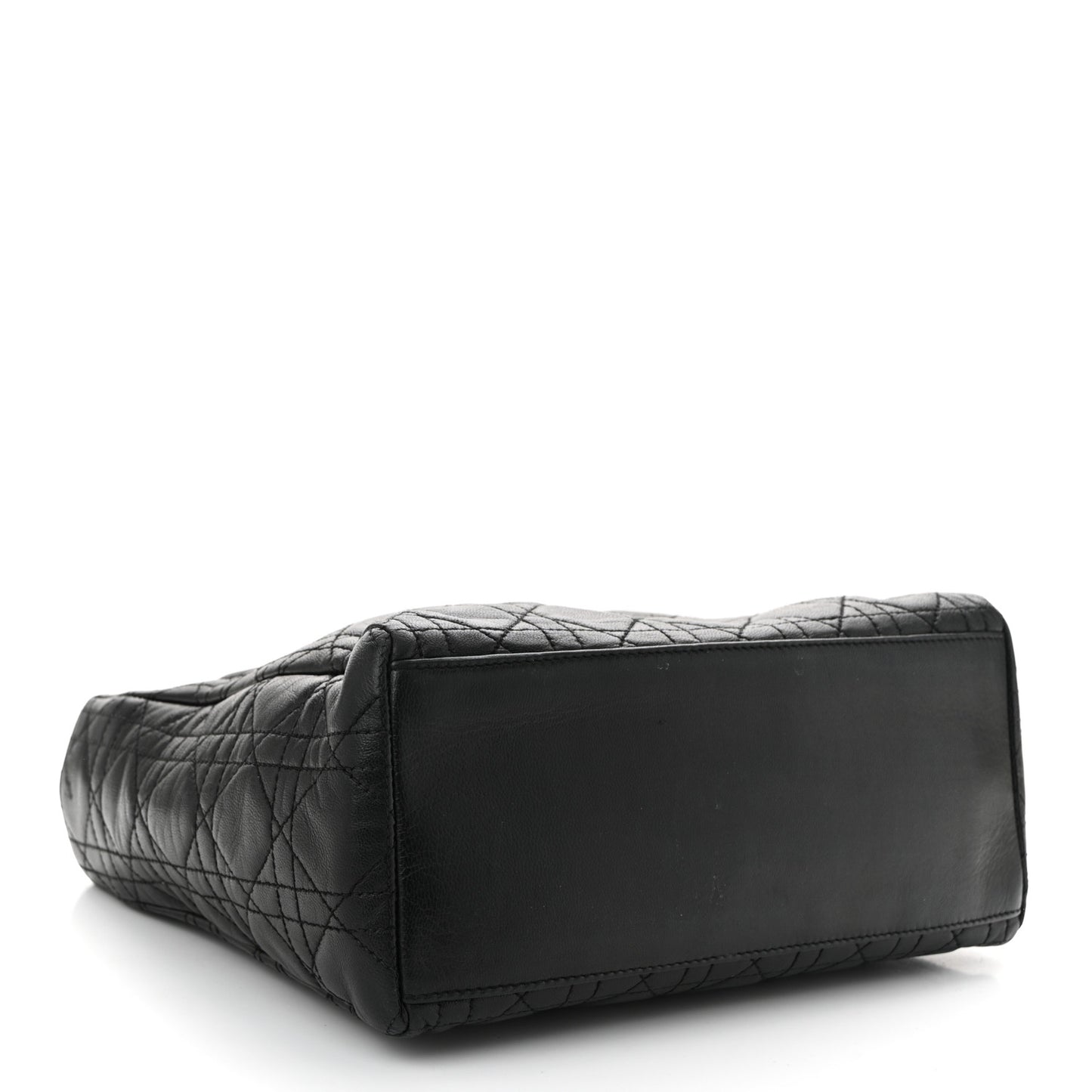 Lambskin Cannage Medium Lady Dior Black