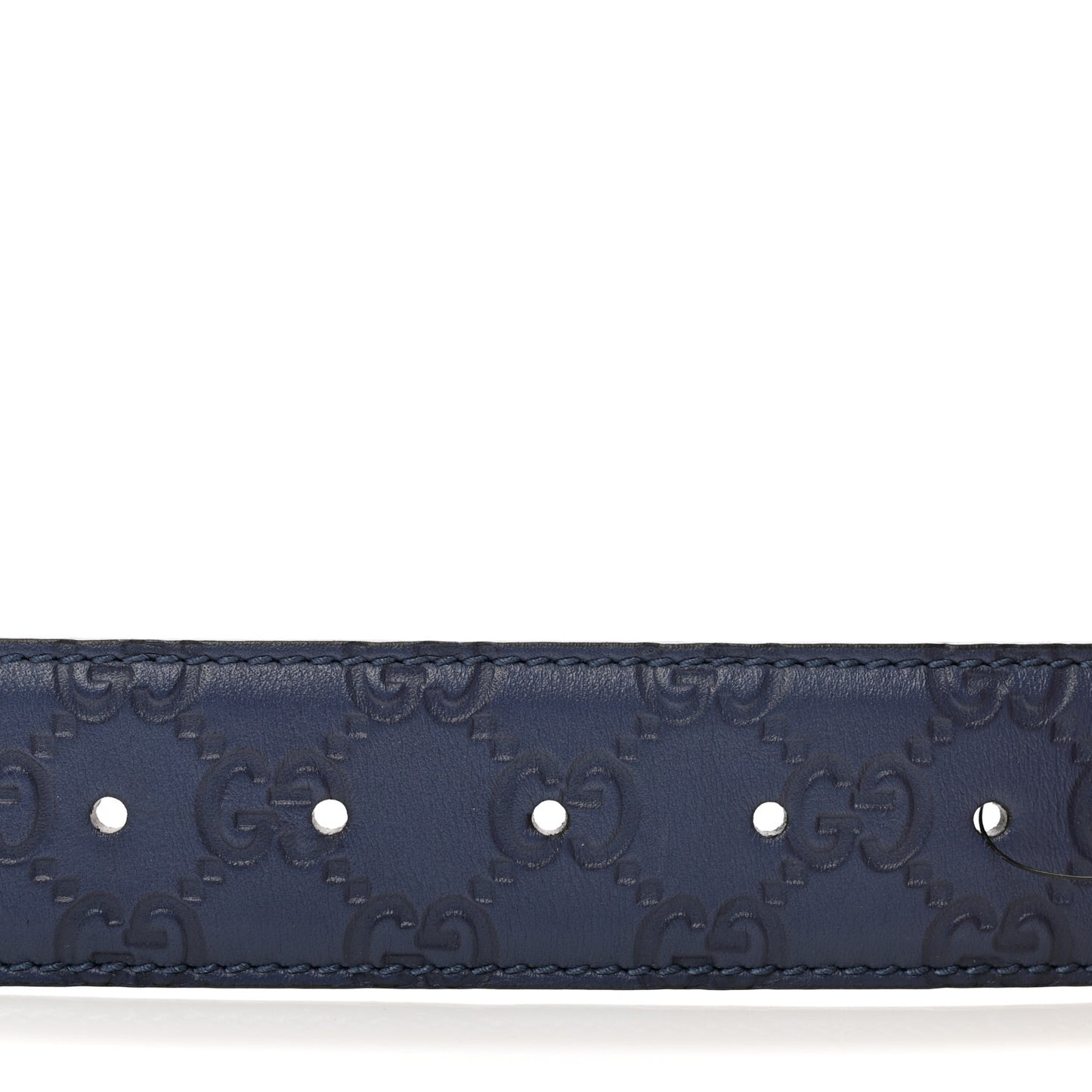 Guccissima Interlocking G Belt 115 46 Navy