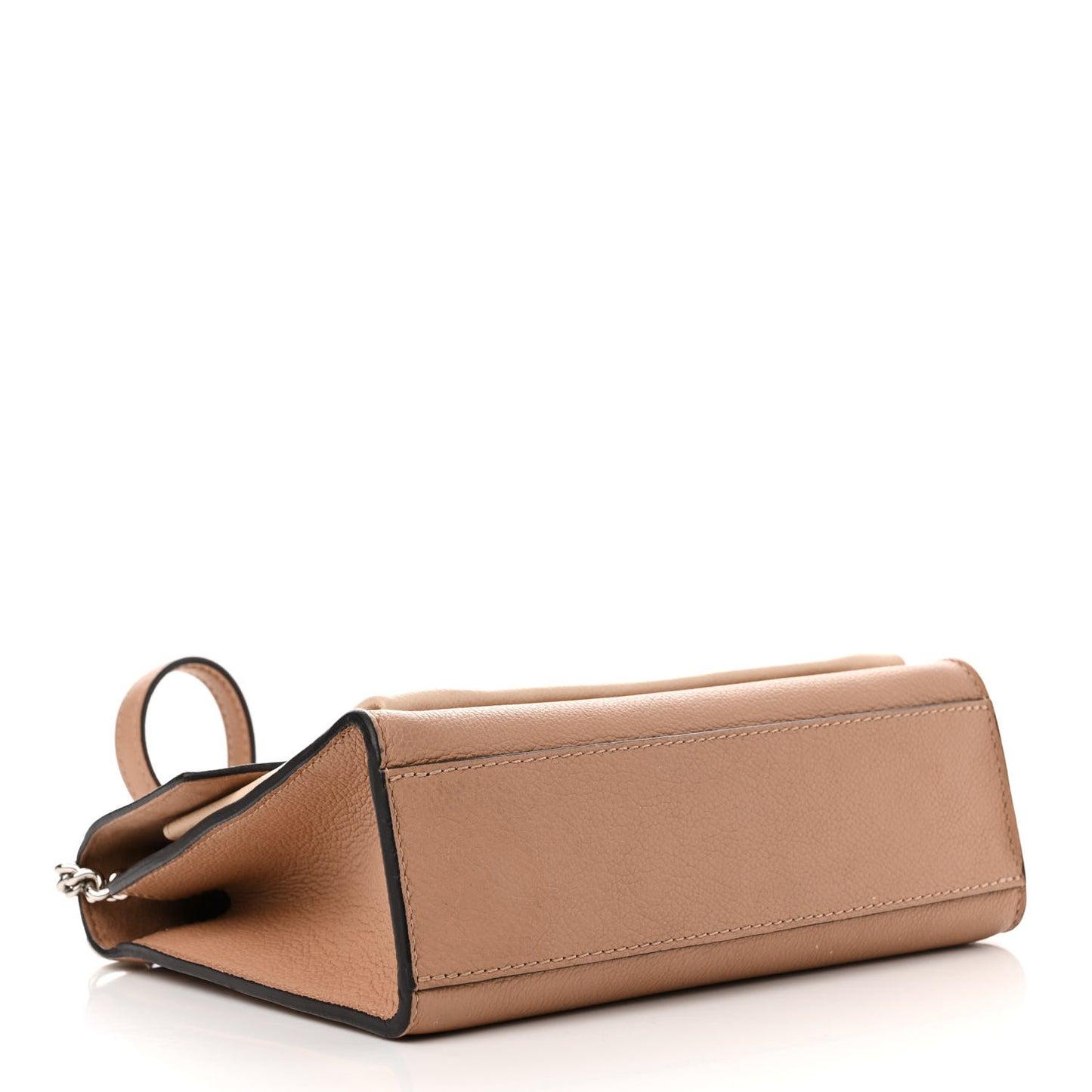 Soft Calfskin Mylockme Chain Bag BB Papyrus Creme
