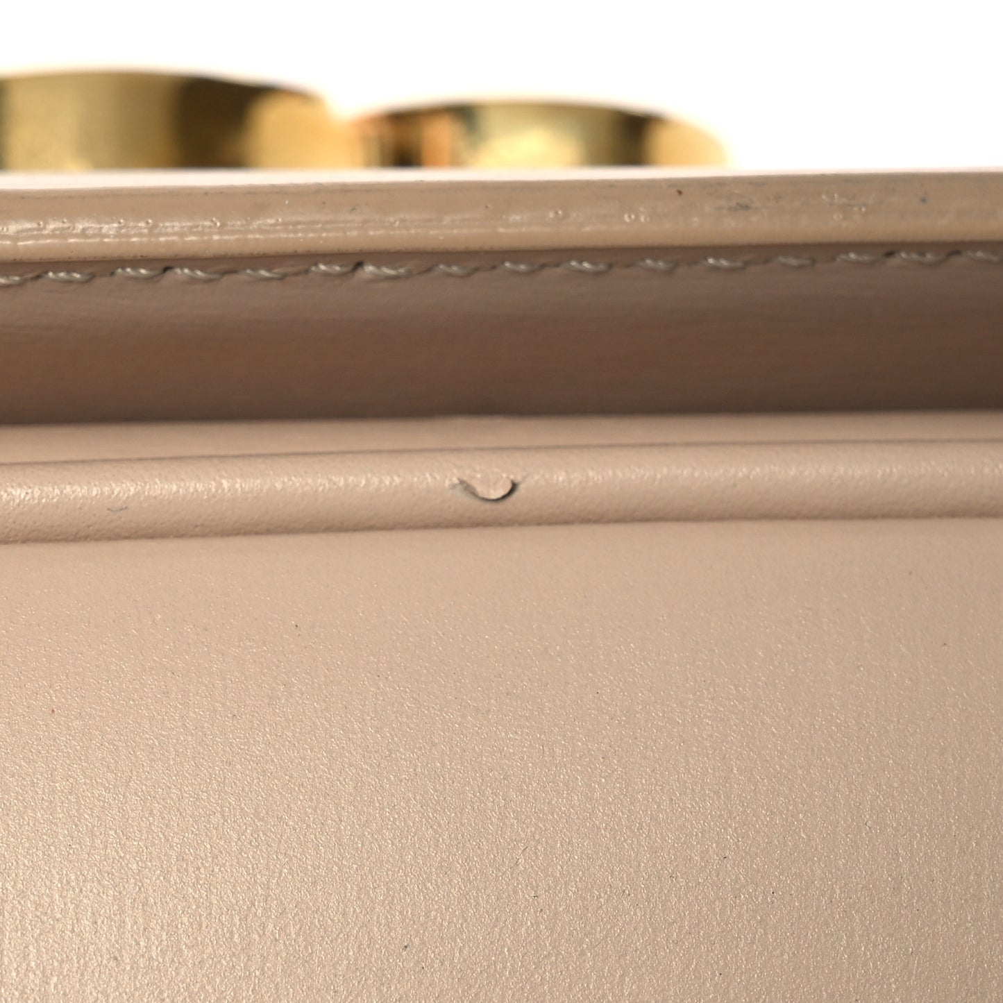 Shiny Calfskin Medium Triomphe Nude