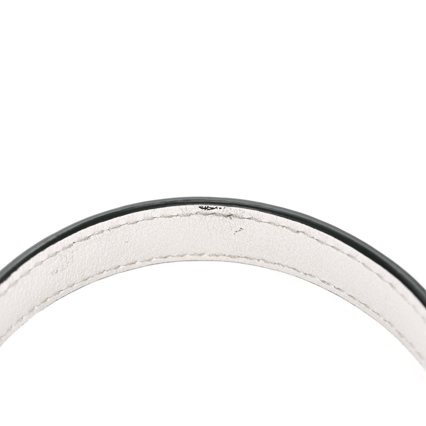 Grained Calfskin Small La Medusa Top Handle Bag White