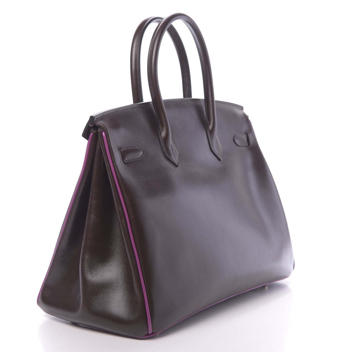 Box Bi-Color Birkin 35 Raisin Cyclamen