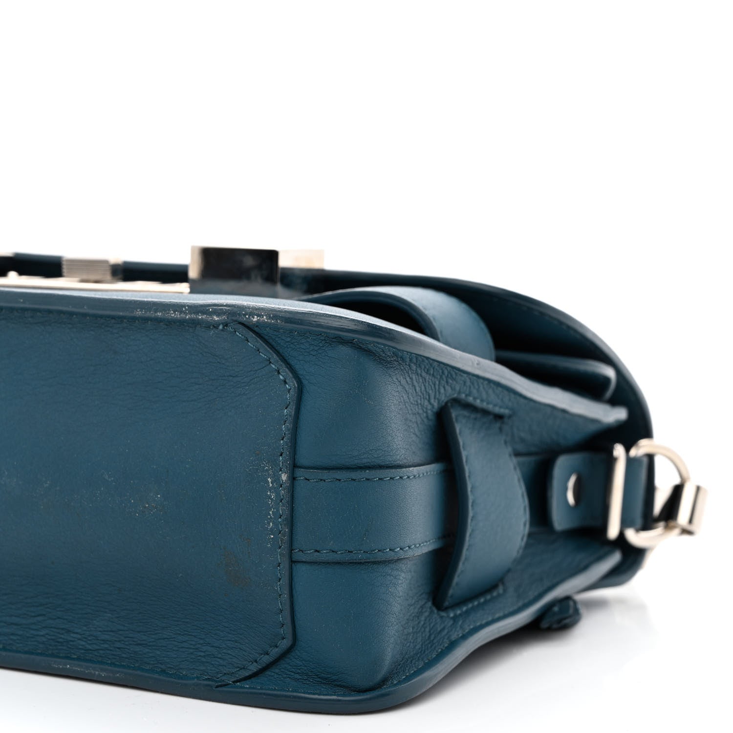 Proenza Schouler Calfskin Mini PS11 Classic Shoulder Bag Dark Teal 11 of 17