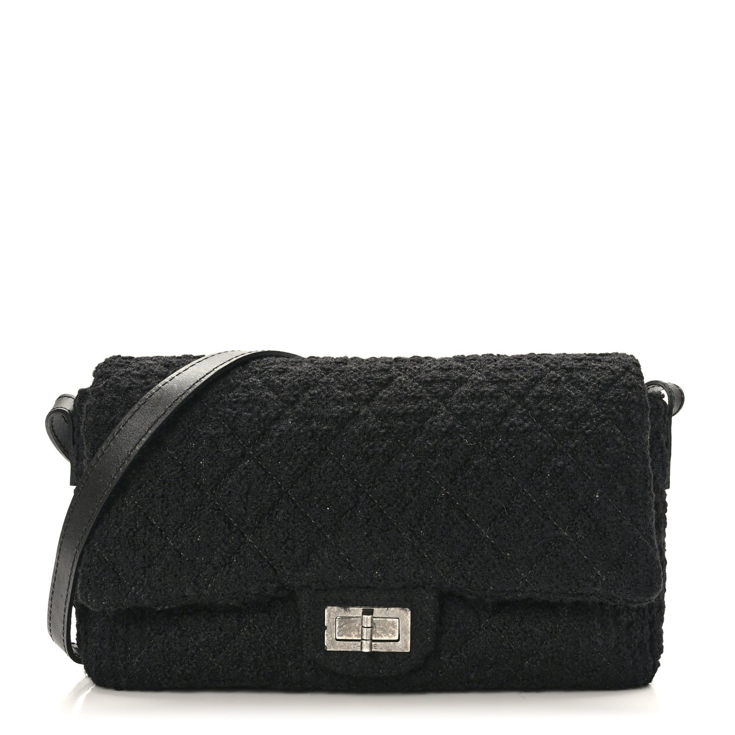 Tweed Reissue XL Maxi Jumbo Flap Black