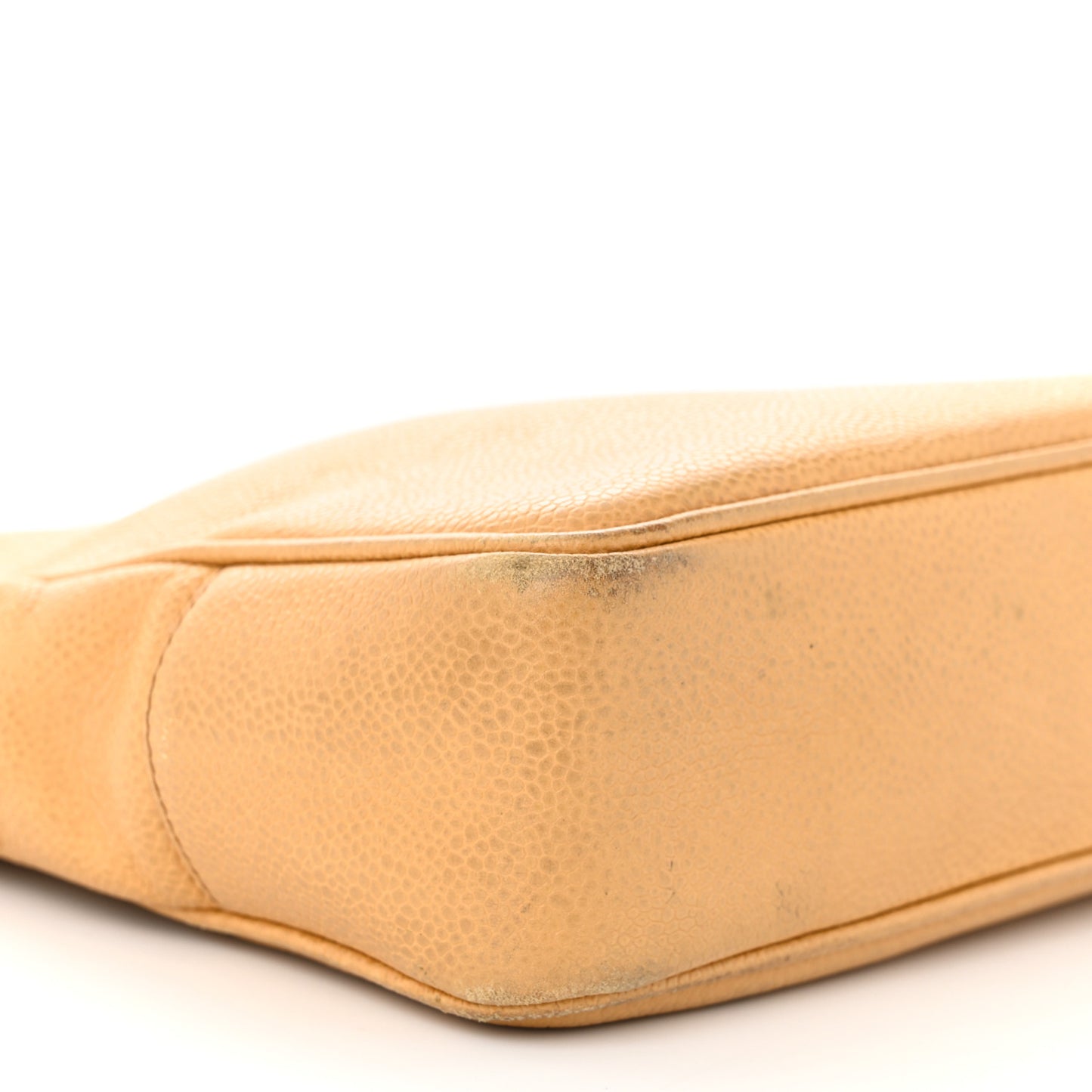 Caviar CC Shoulder Bag Beige