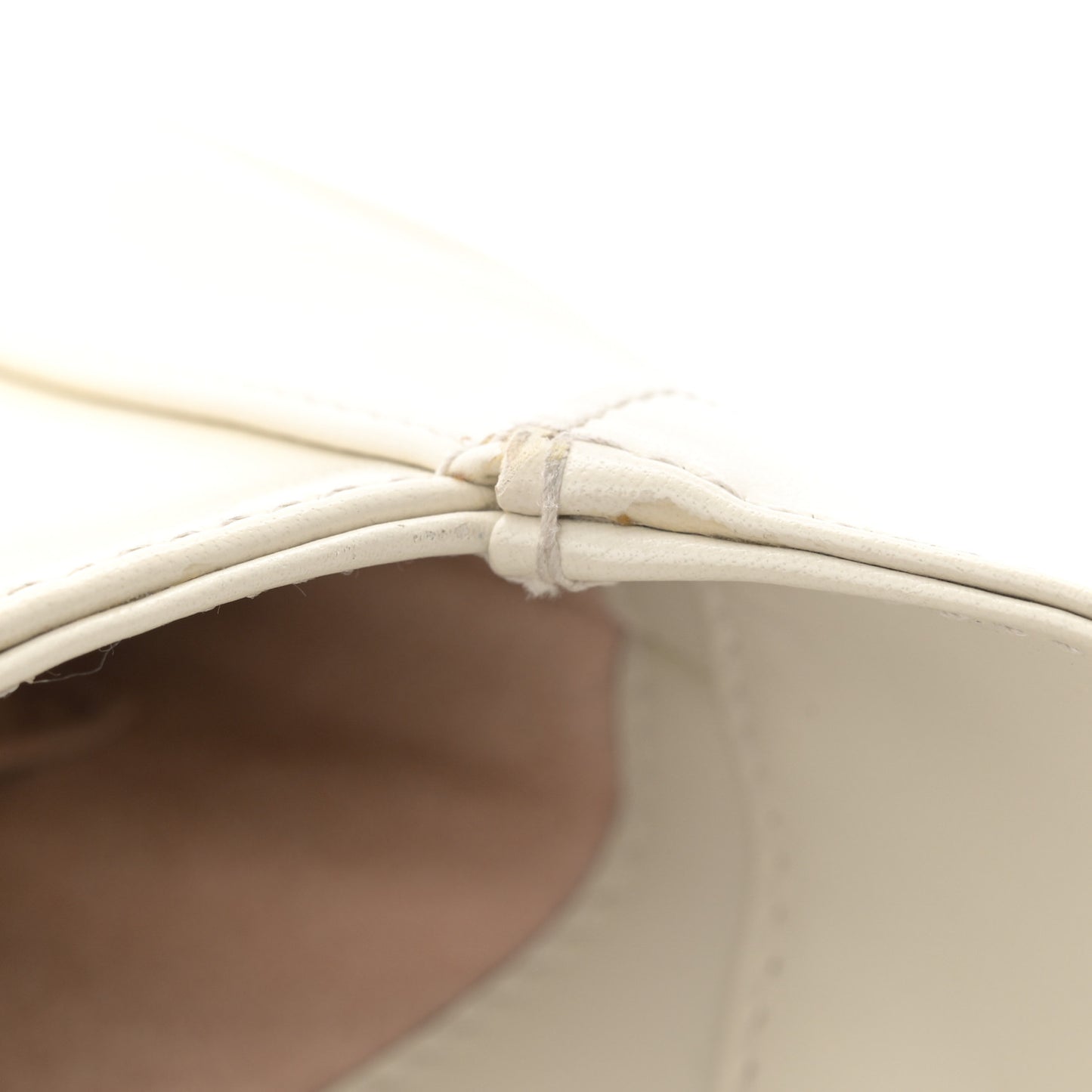 Boarded Dyana Lux Calfskin Small Jackie 1961 Hobo Mystic White