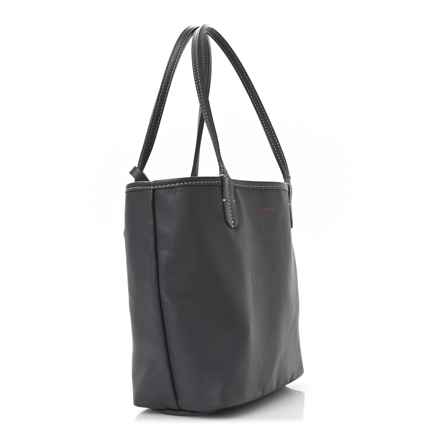 Goyardine Reversible Mini Anjou Grey