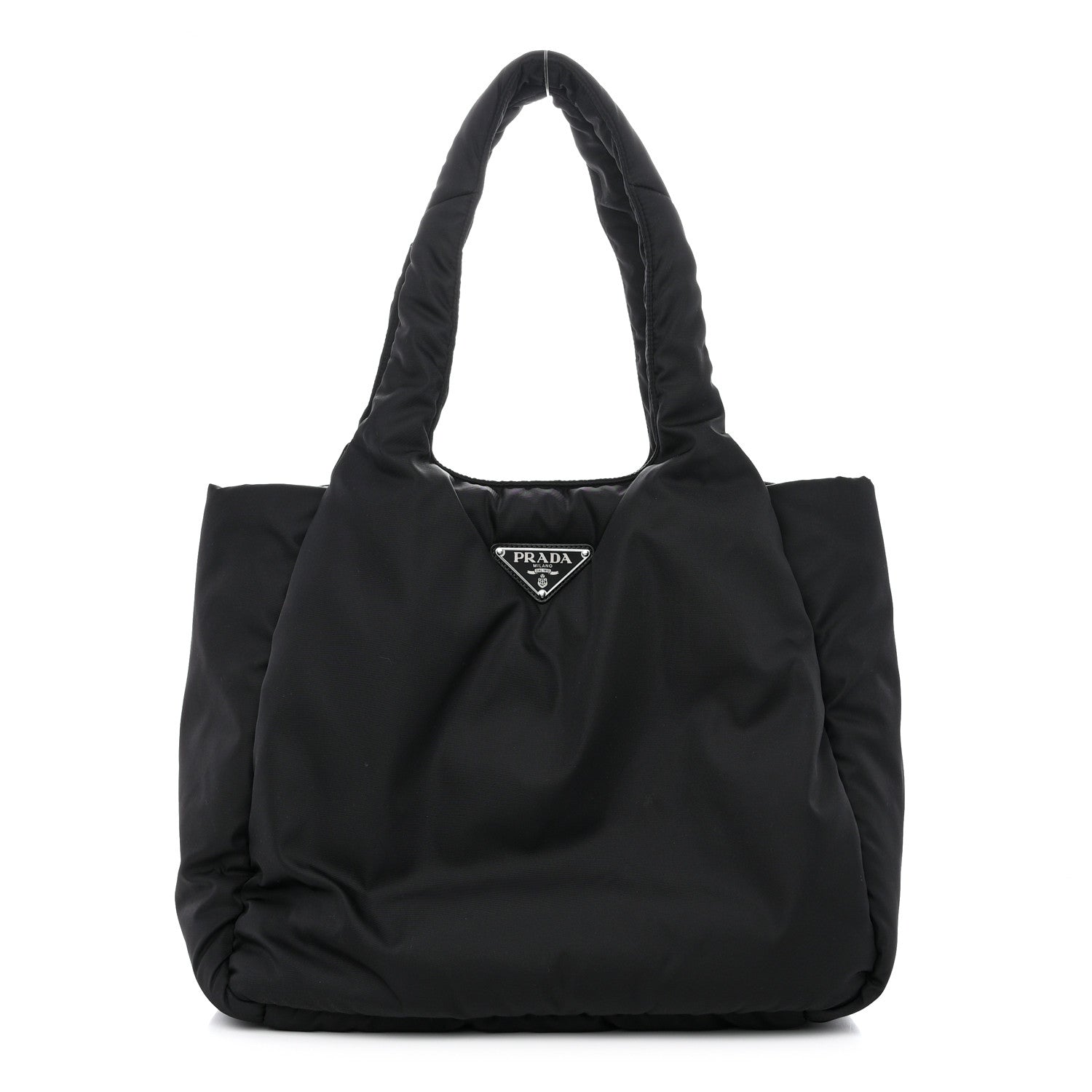 Prada Re-Nylon Padded Large Tote Black 1 of 13