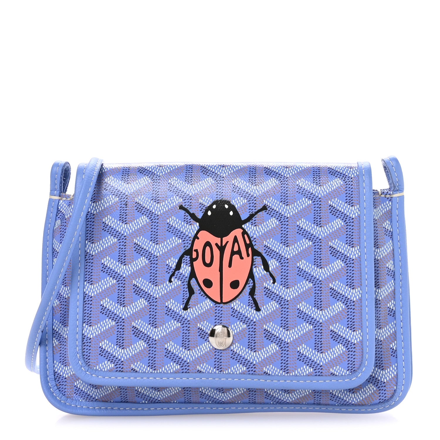 Goyard Goyardine Le Jardin Plumet Wallet Clutch Iris 1777437
