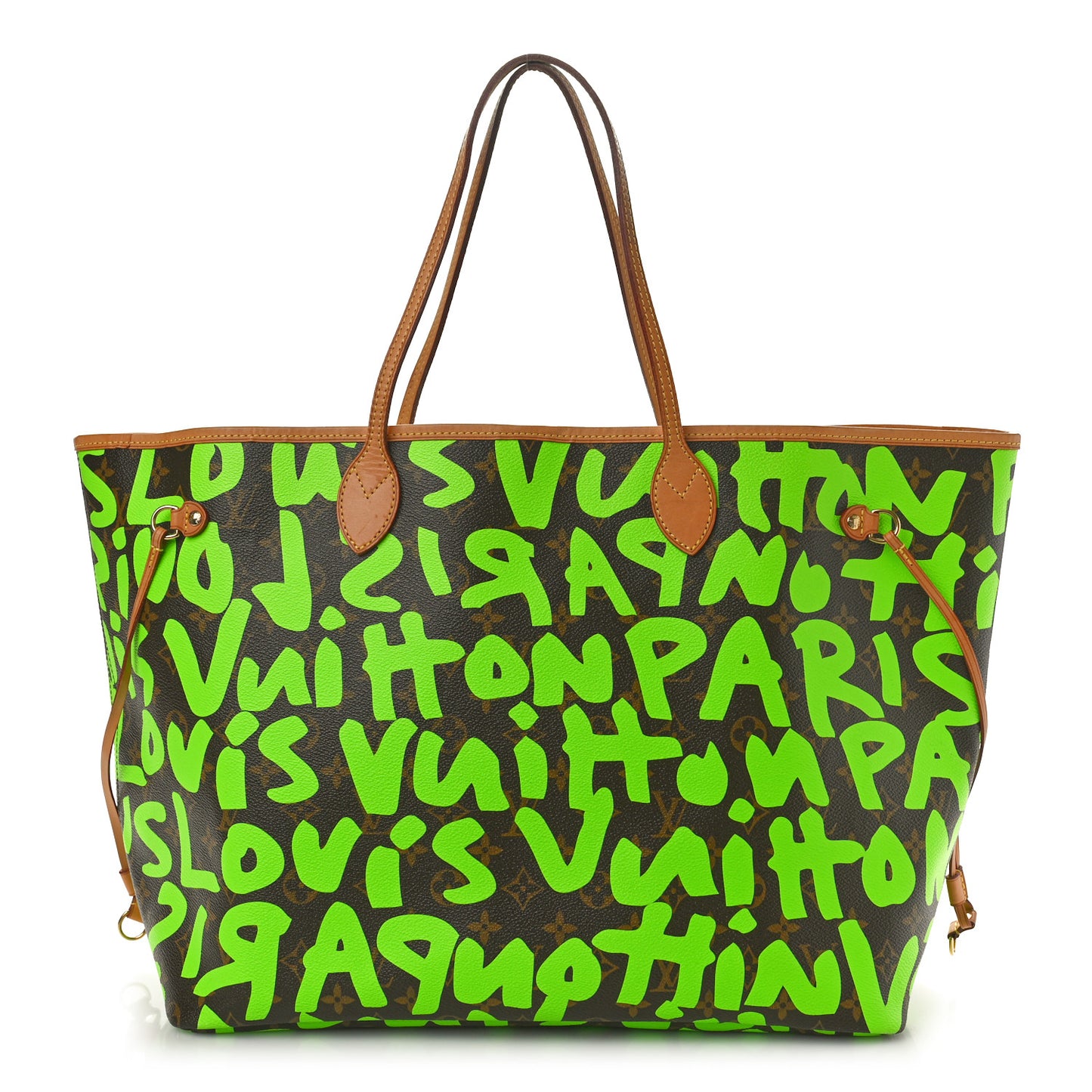 Monogram Graffiti Neverfull GM Green