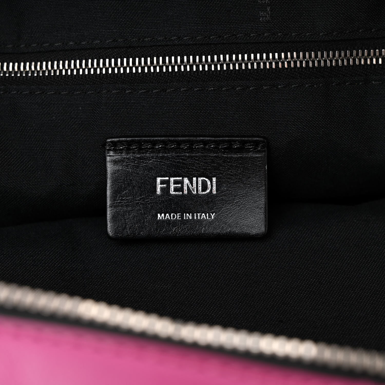 Fendi Vitello Dolce Croc Tail Backpack Magenta 6 of 10