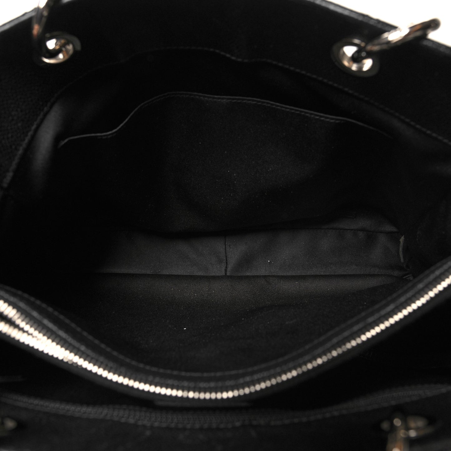 Caviar Quilted Grand Shopping Tote GST Black