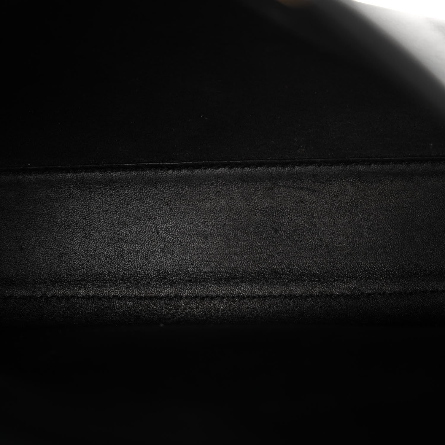 Fendi Vitello Seta Shiny Nappa Medium Peekaboo Iconic Satchel Black 6 of 11