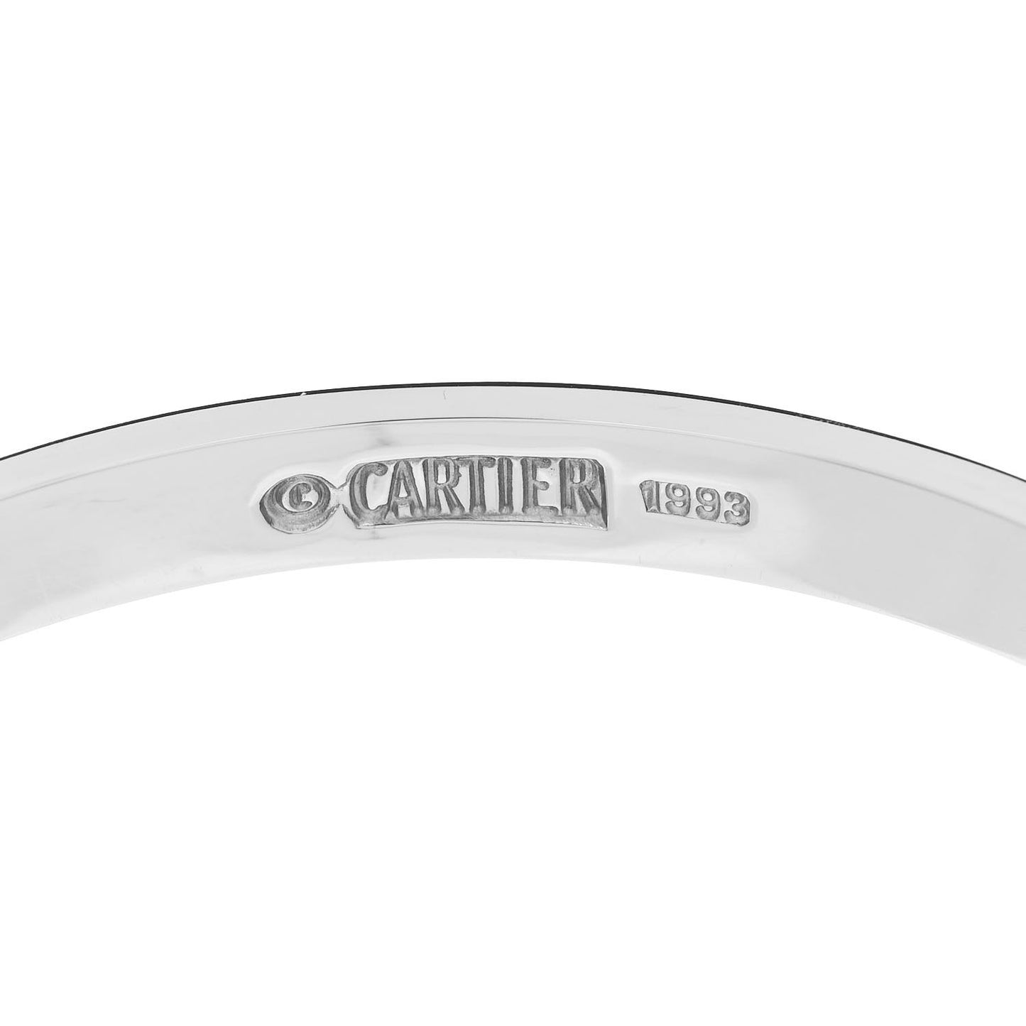18K White Gold LOVE Bracelet 16