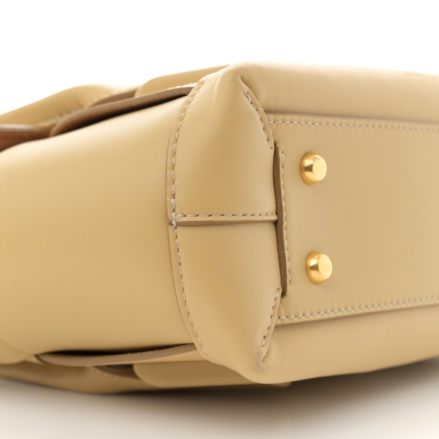 Bottega Veneta French Calfskin Maxi Intrecciato Small Arco Tapioca 7 of 10