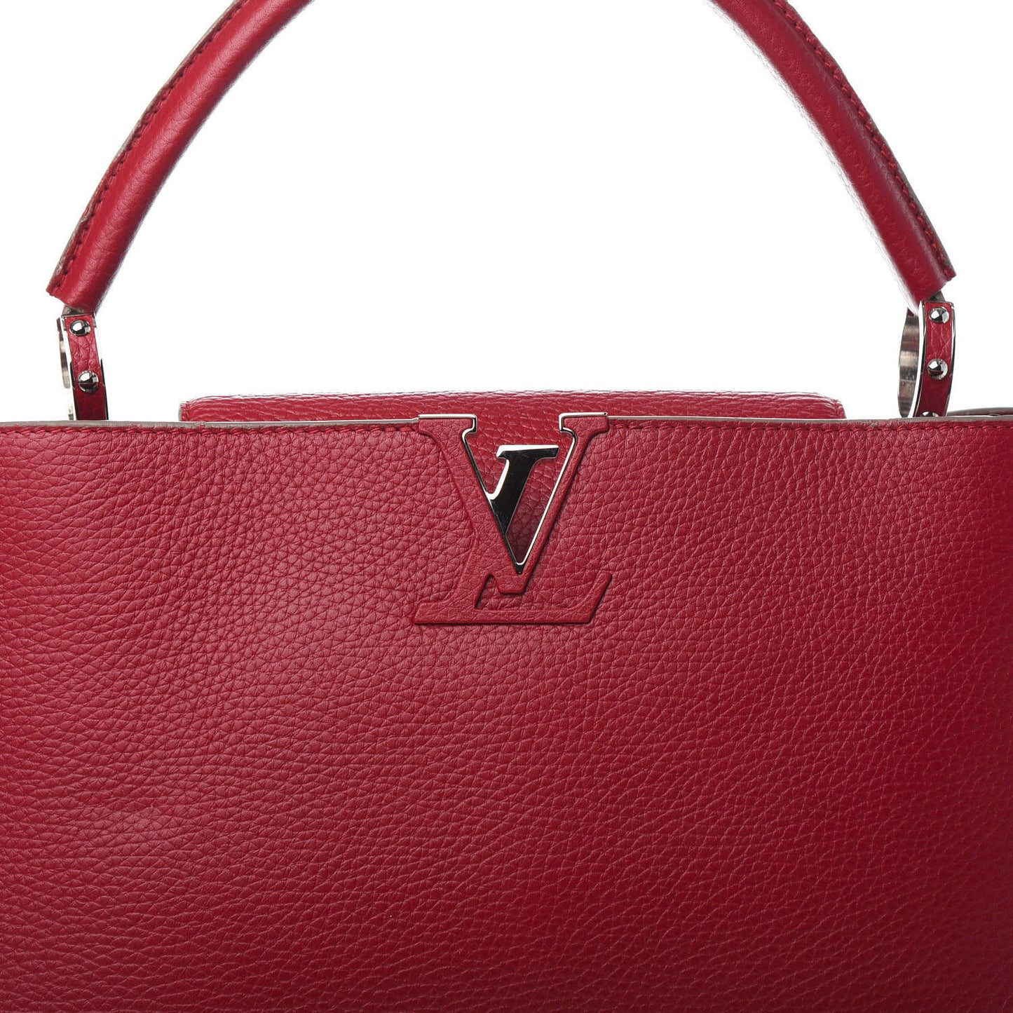 Taurillon Capucines MM Scarlet