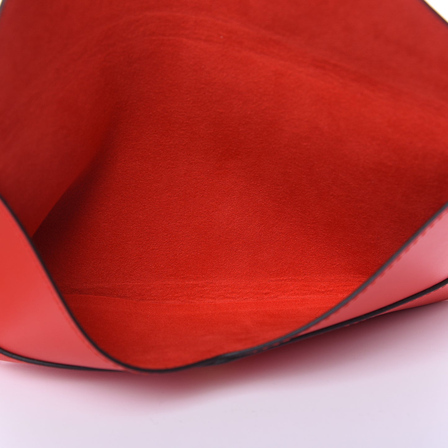 Veau Cachemire Chinese New Year Rat Envelope Pouch Red